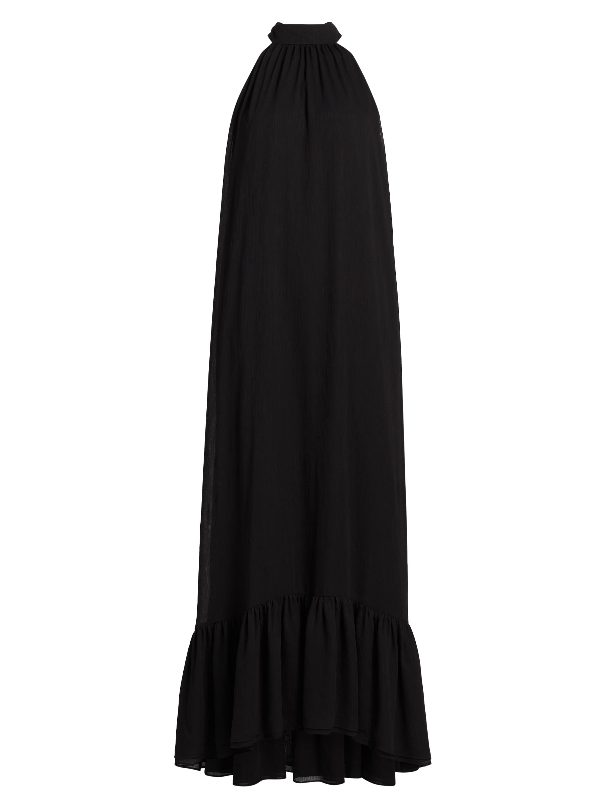 ALICE + OLIVIA Women's Jovie Ruffled Halter Maxi Dress - Black