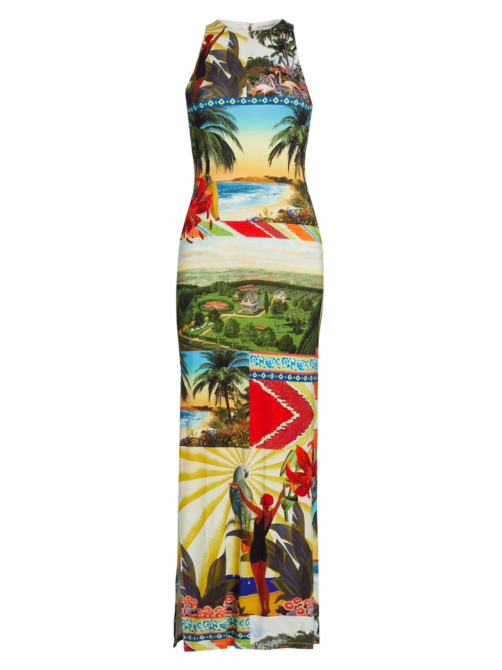 ALICE + OLIVIA Lucy Filigree Belted Minidress | Saks Fifth Avenue