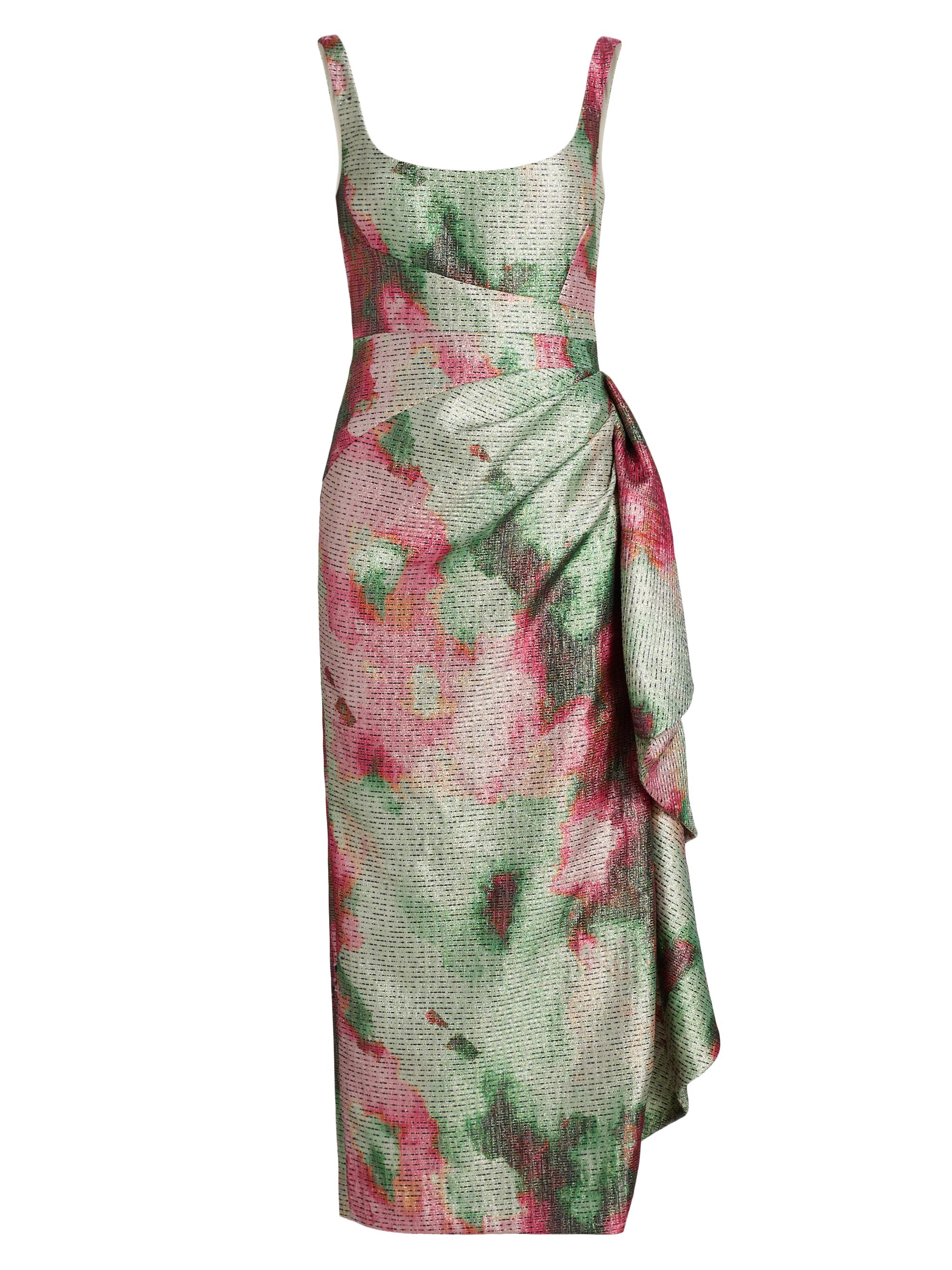Lela Rose Florence Floral Jacquard Dress | Saks Fifth Avenue