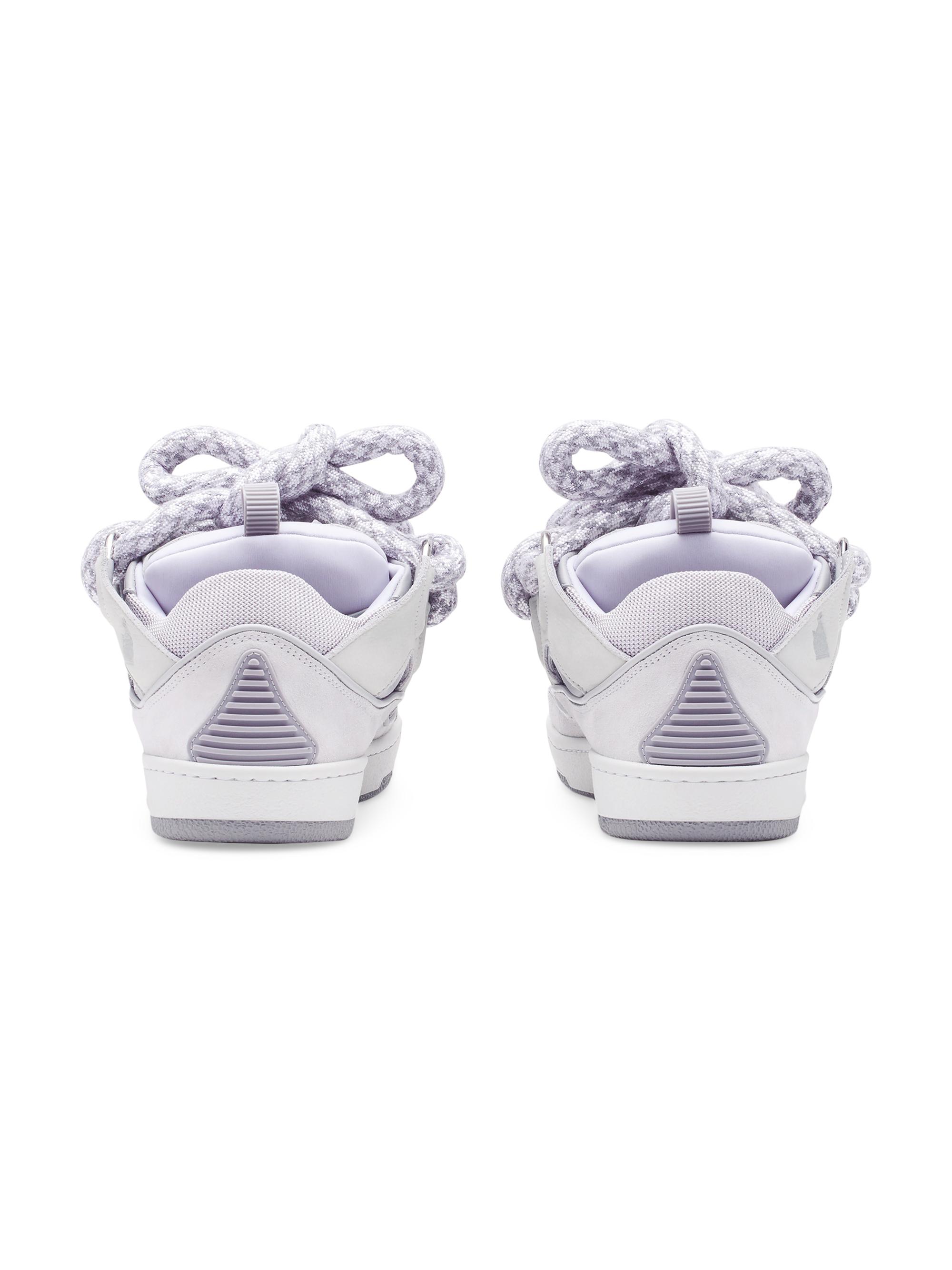 Curb Sneakers In Leather With Snake Laces