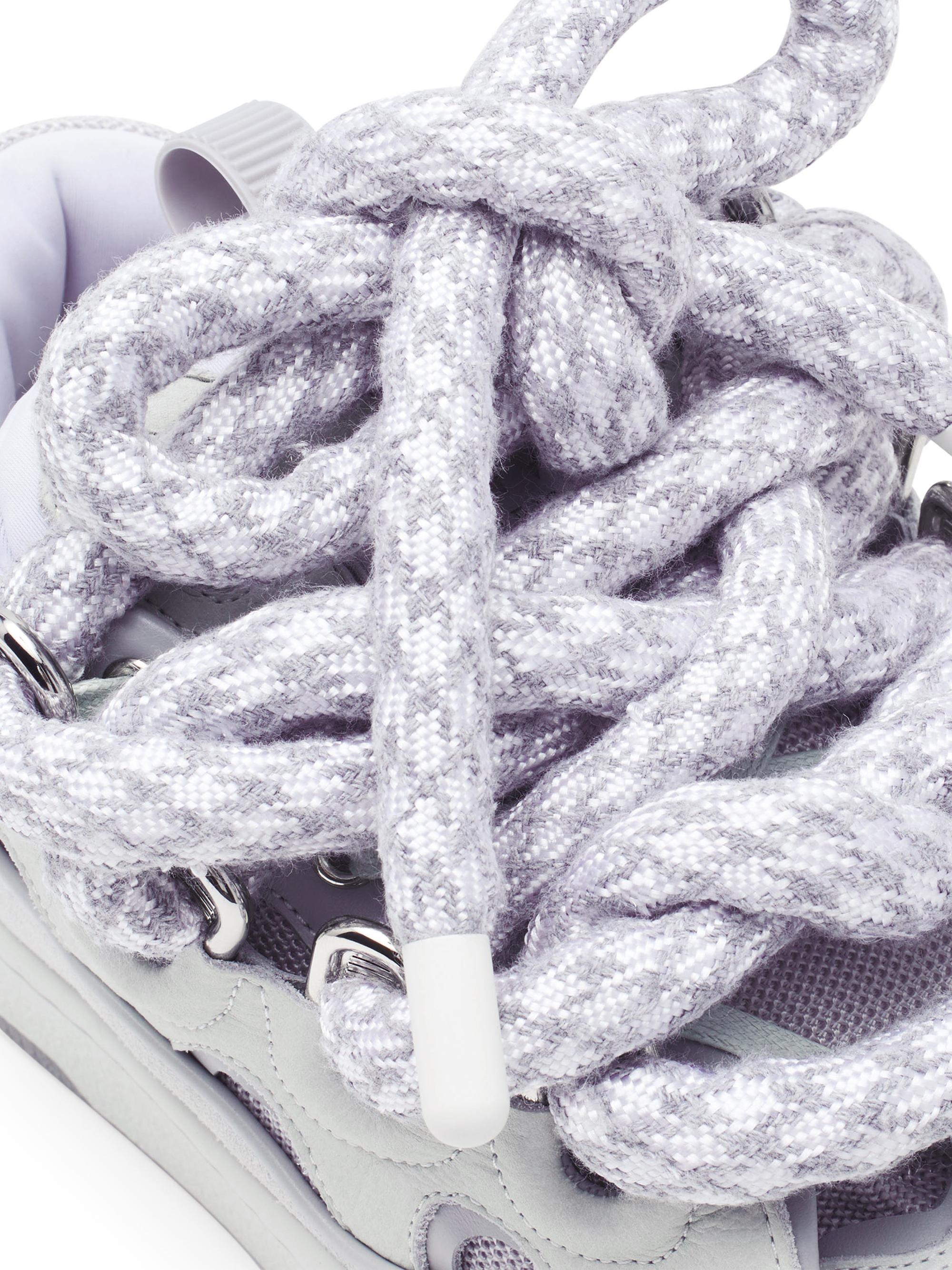 Curb Sneakers In Leather With Snake Laces