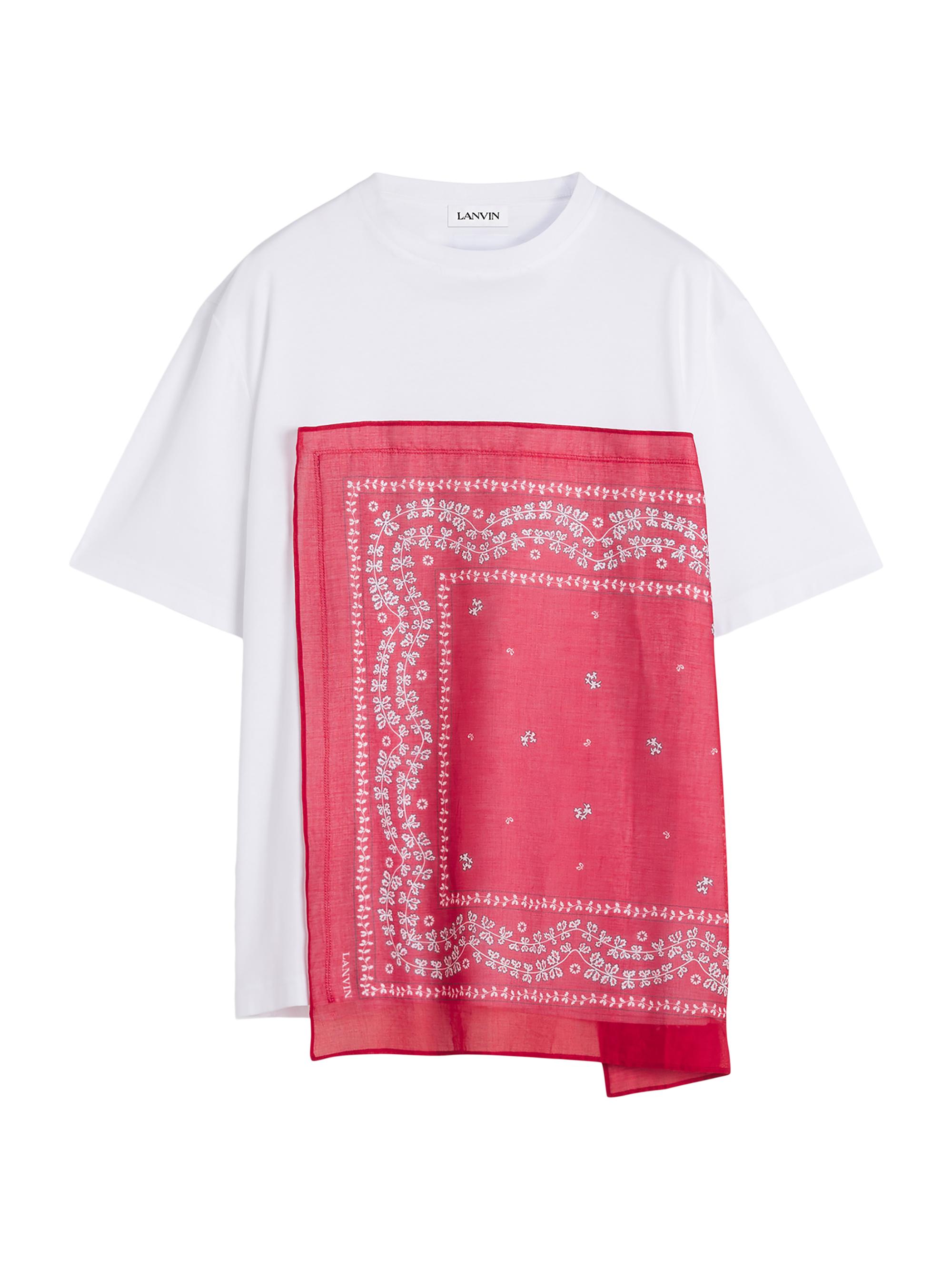 Lanvin Men's Bandana T-Shirt - Optic White