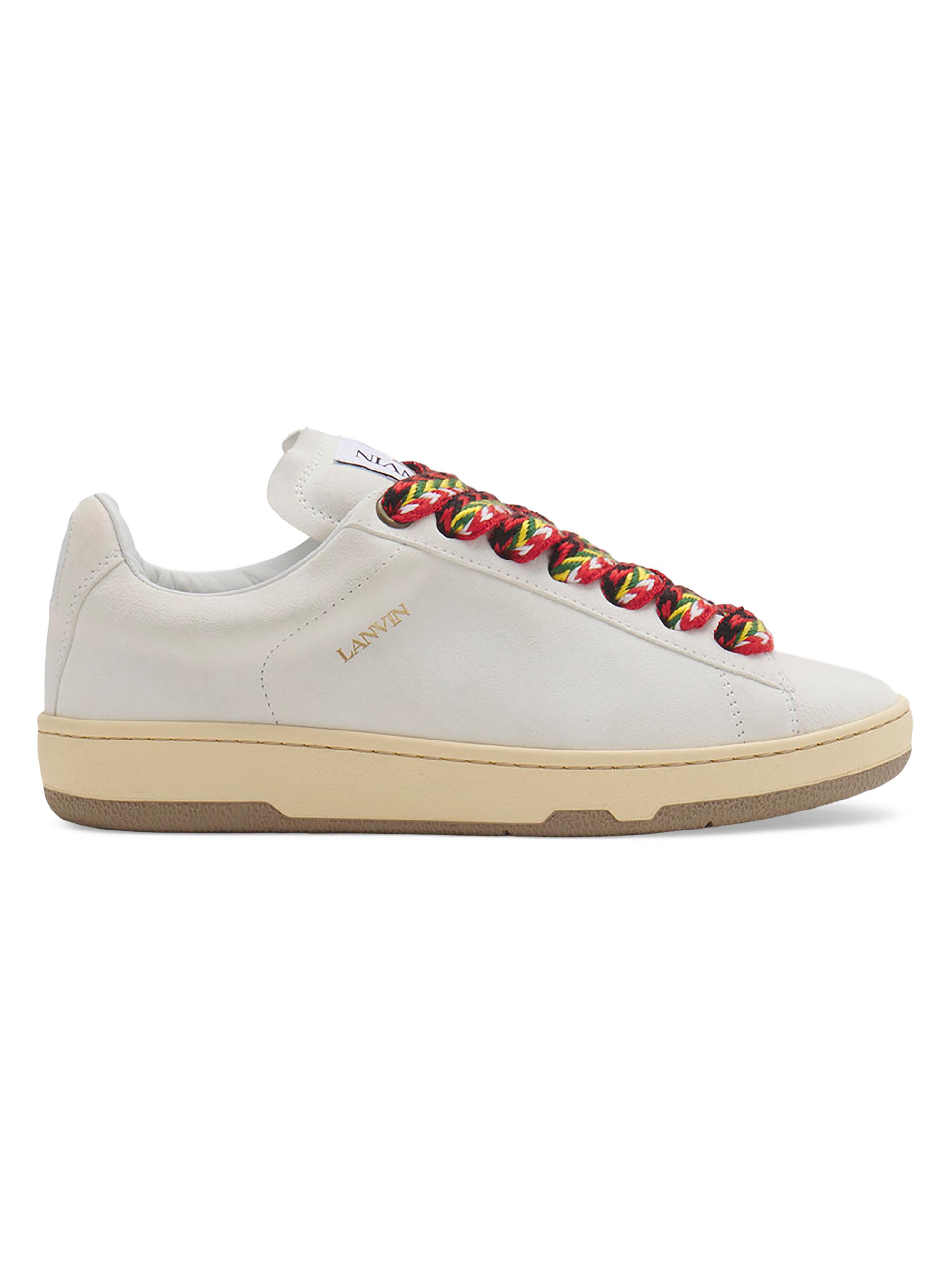 Lanvin Women's Suede Sneakers - White