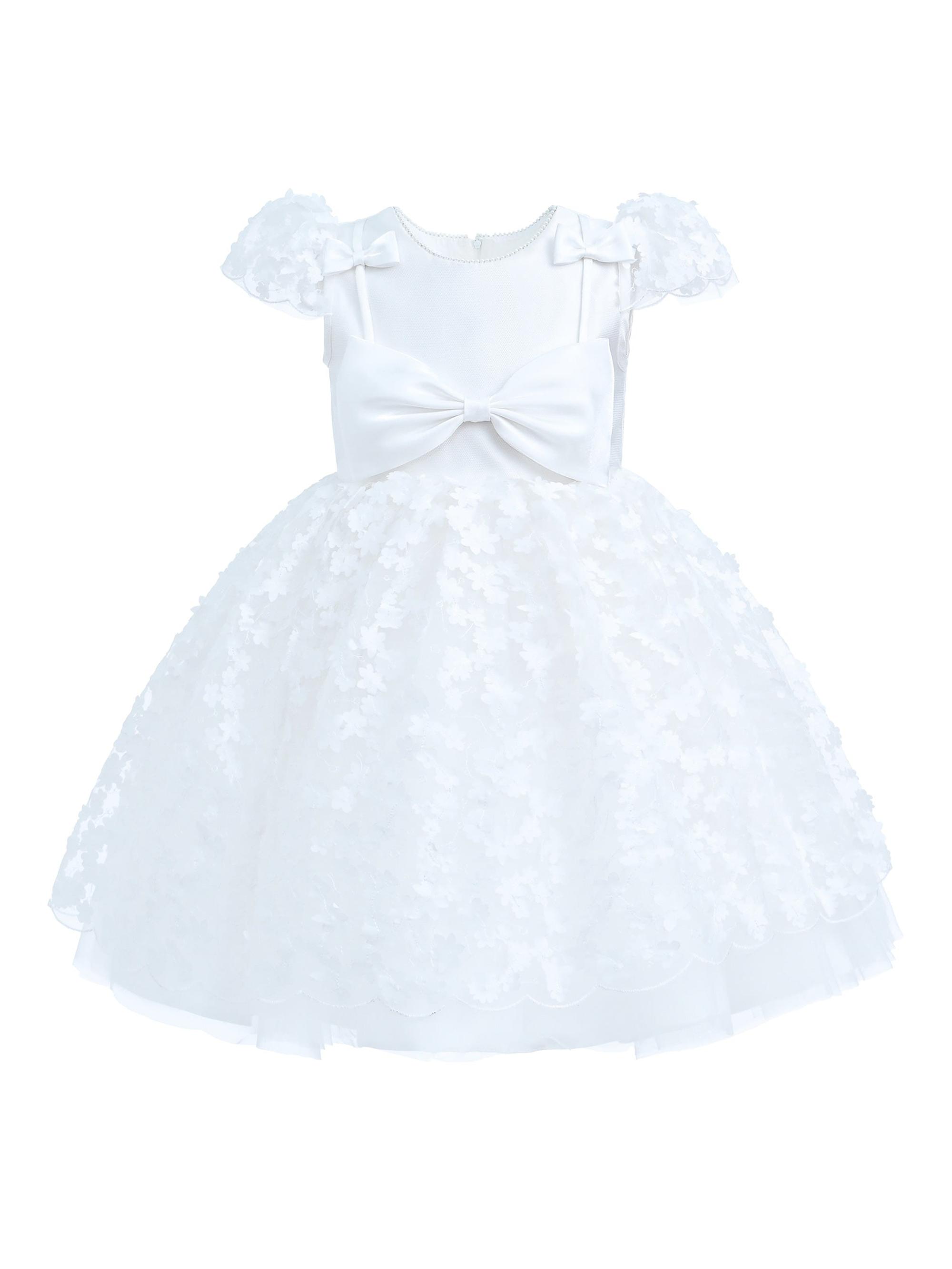 Tulleen Little Girl's & Girl's Upton Dress - White