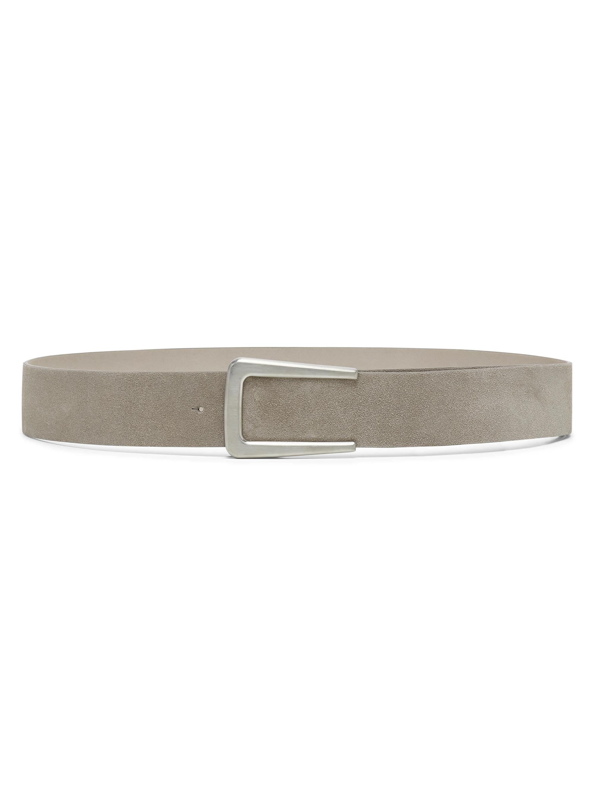 Brunello Cucinelli Women's Calfskin Suede Belt - Grey