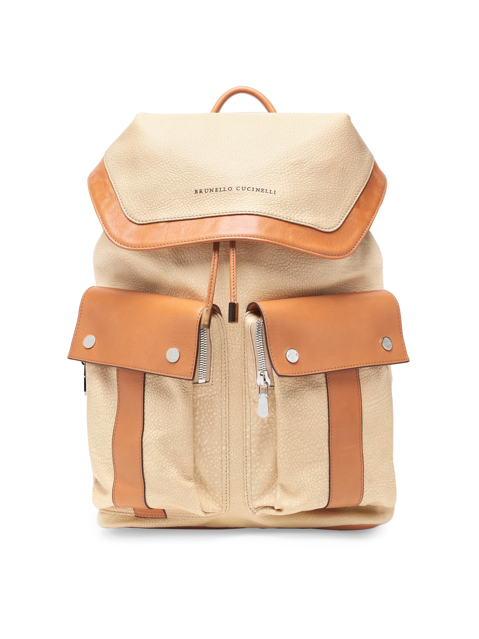 Brunello Cucinelli Men's Cowhide Leisure Backpack -