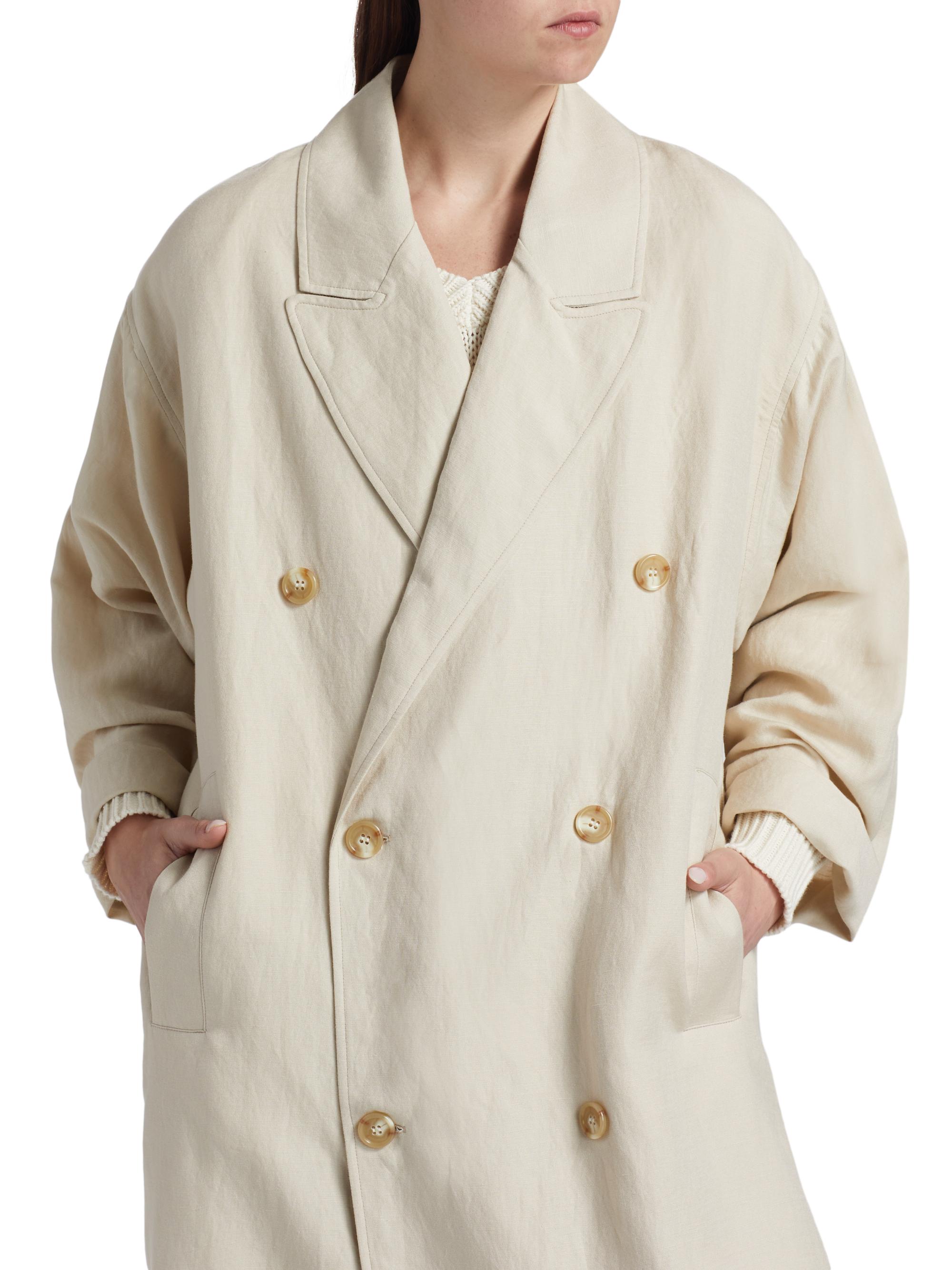 Jamie Haller The Baggy Double-Breasted Trench Coat | Saks Fifth Avenue