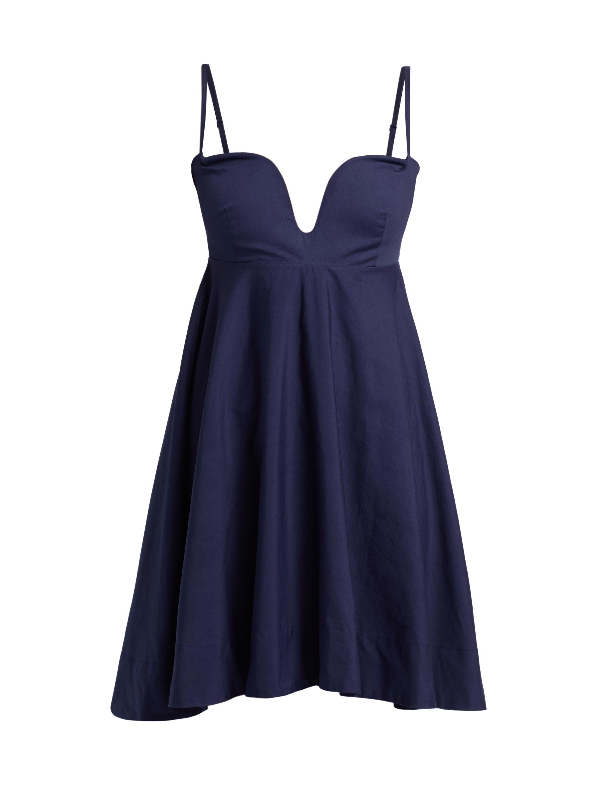 knee length dresses for ladies Alcott Raw Silk Mini Dress Black / S