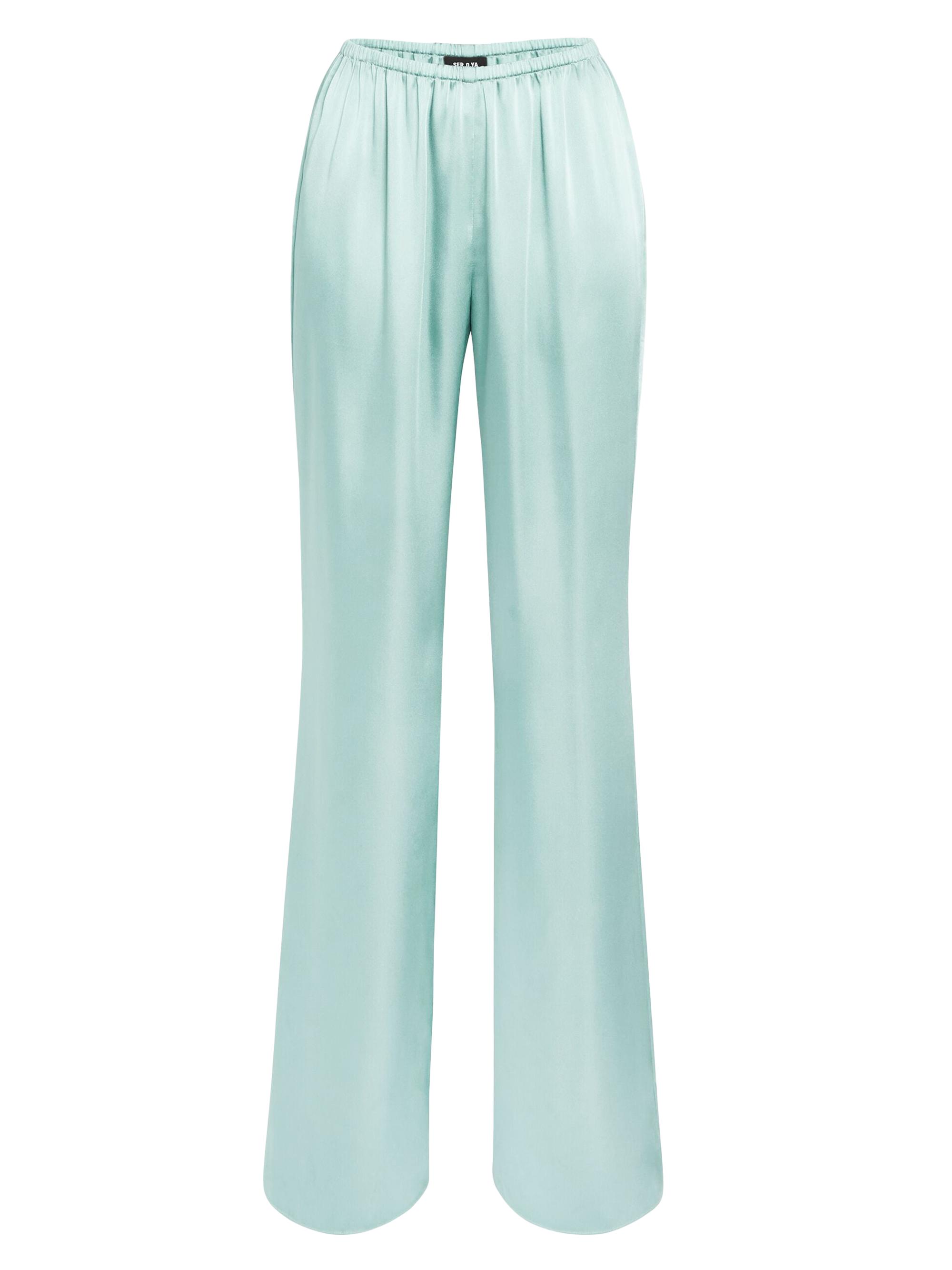 Ser.o.ya Women's Viva Satin Pants - Frosted Sea