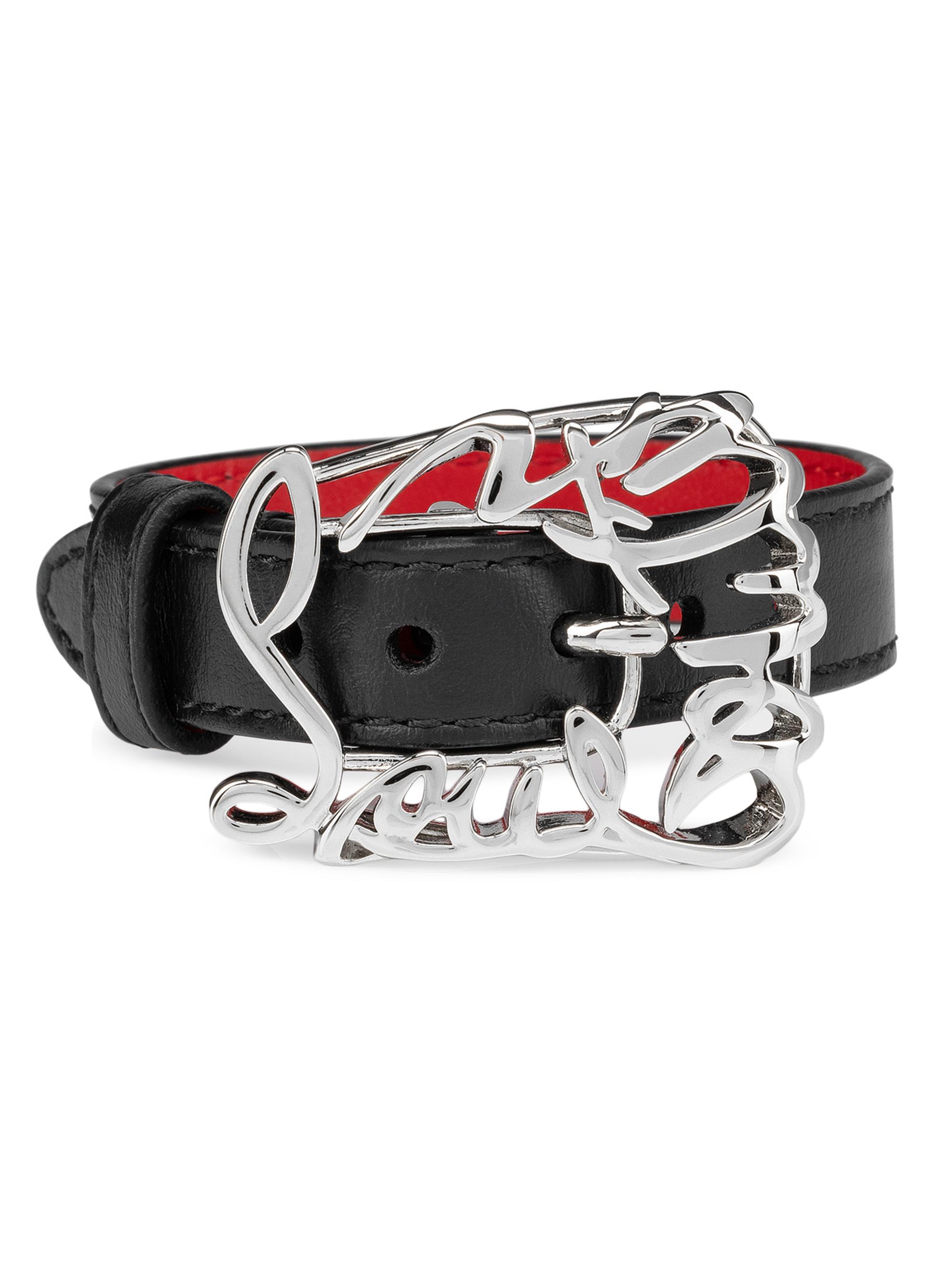 Christian Louboutin Women's Giddy Bracelet - Black