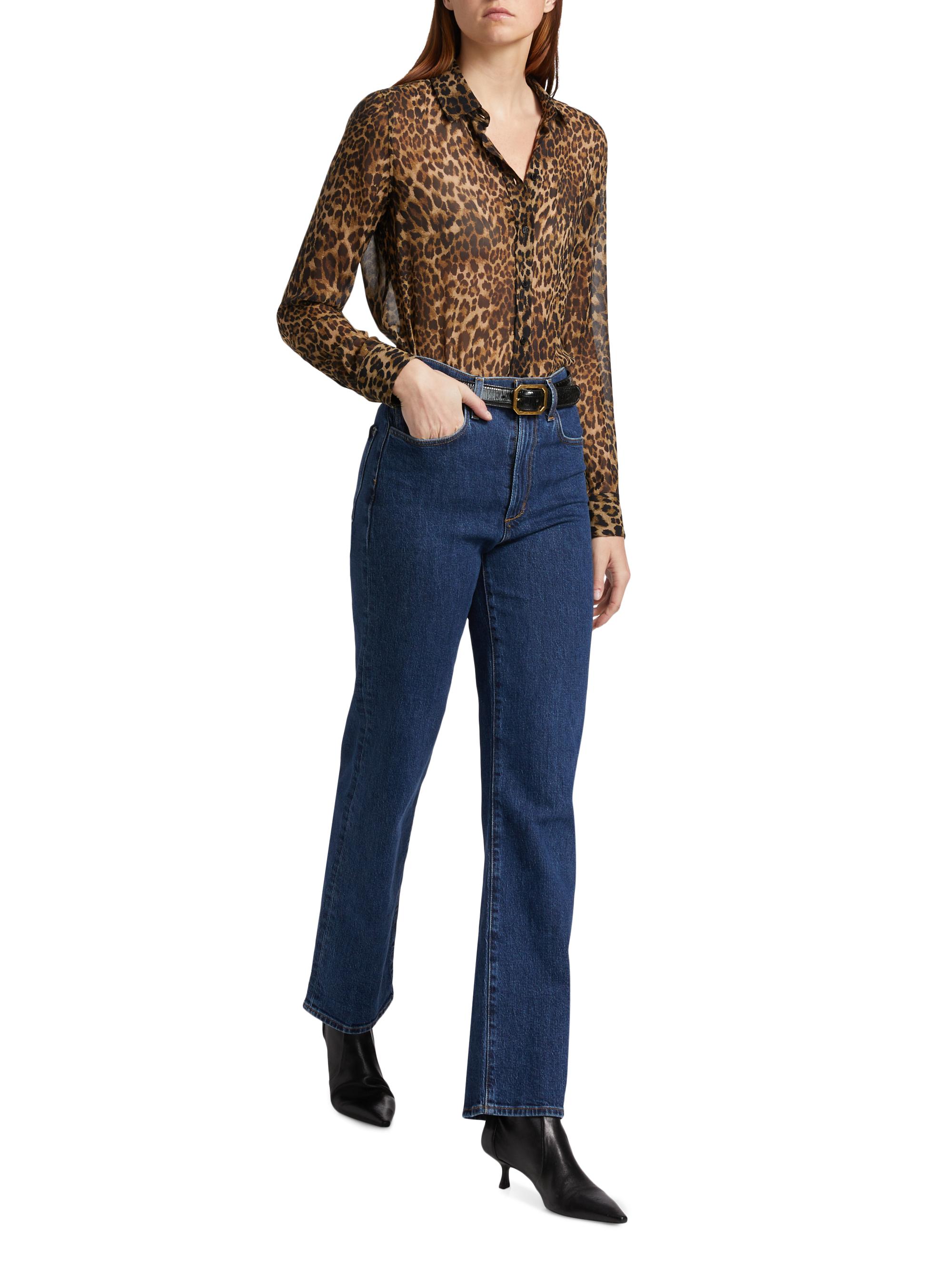 Nili Lotan Gaia Silk Slim Shirt | Saks Fifth Avenue