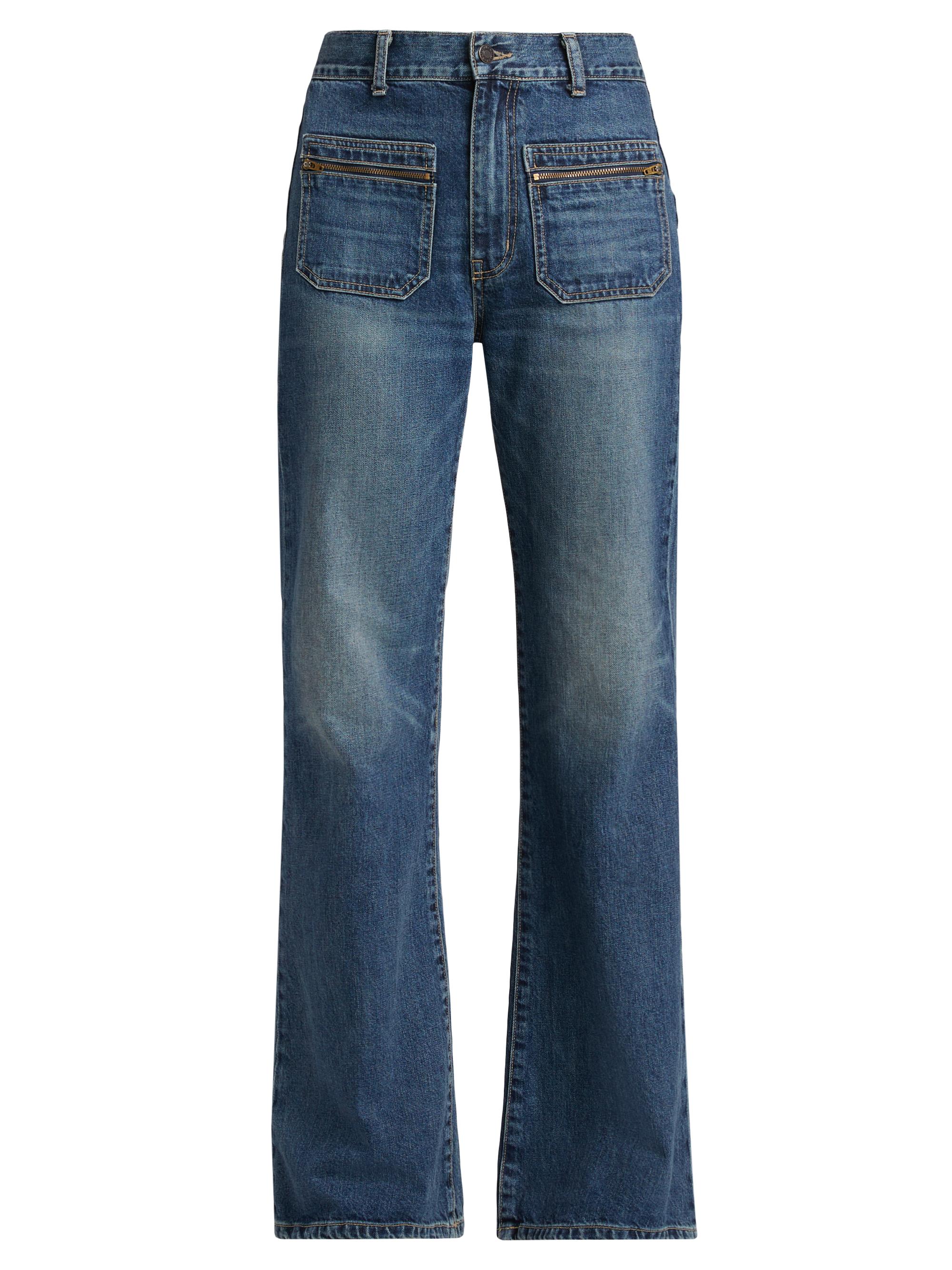 Nili Lotan Women's Castel Wide-Leg Jeans - Simon Wash