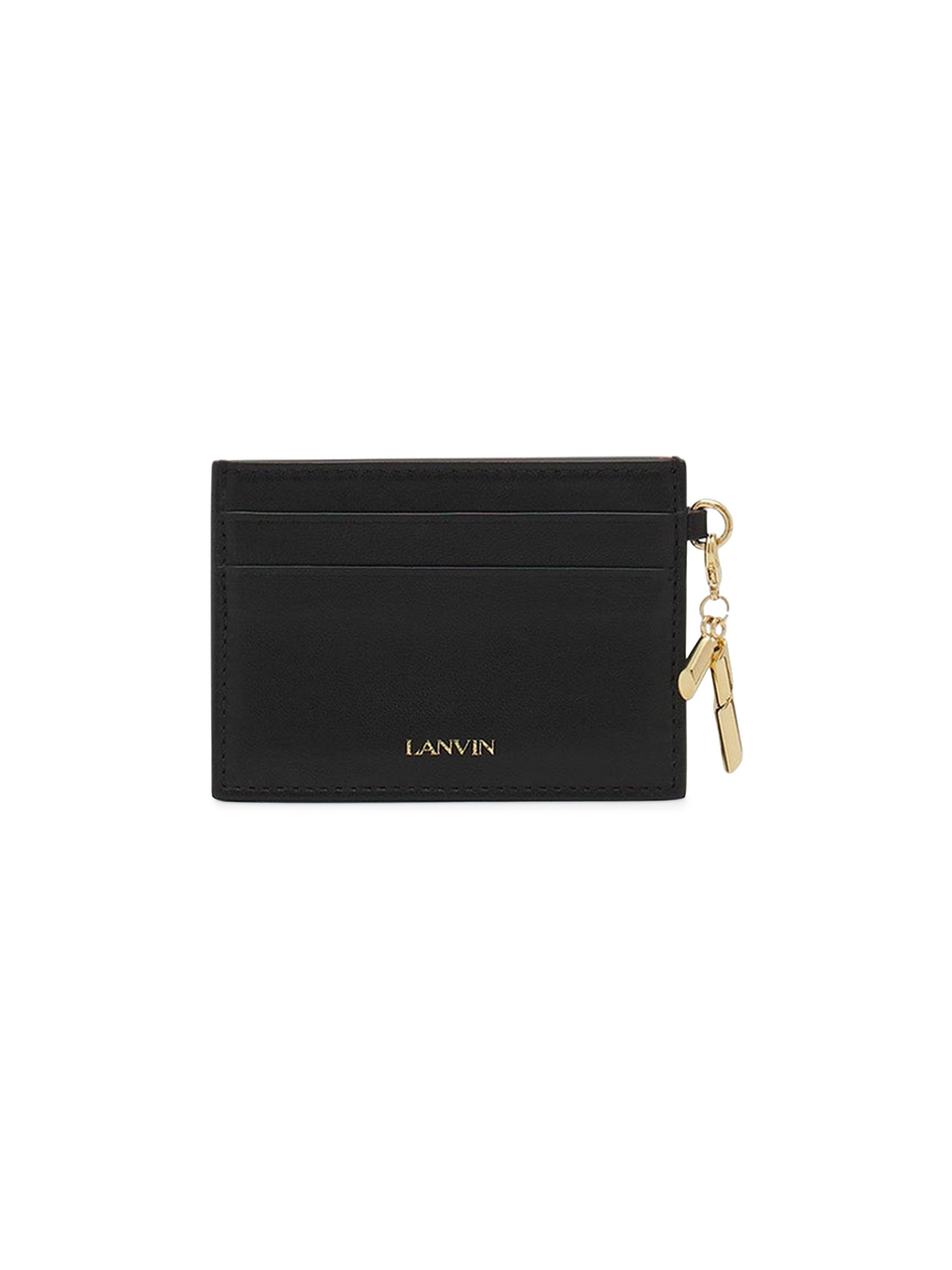 Lanvin Men's Séquence Leather Cardholder - Black