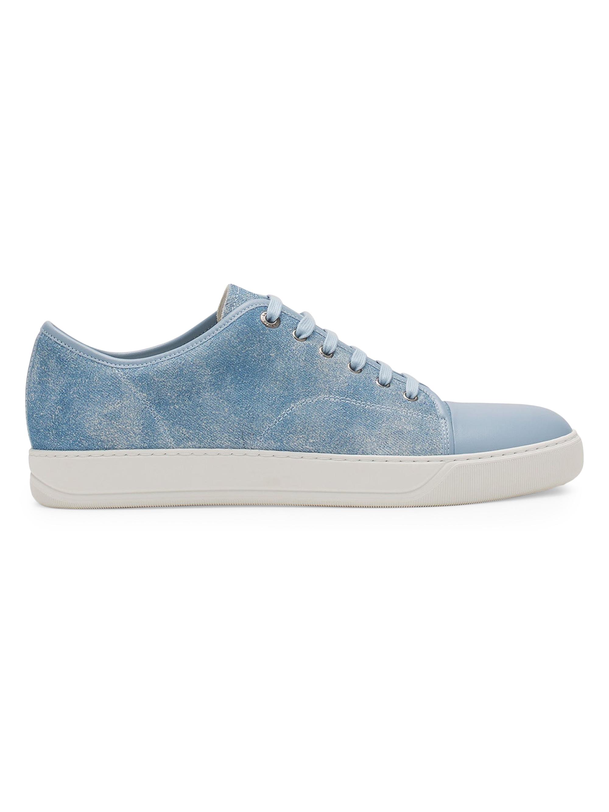 Lanvin Men's DBB1 Sneakers in Faded Denim - Denim Blue