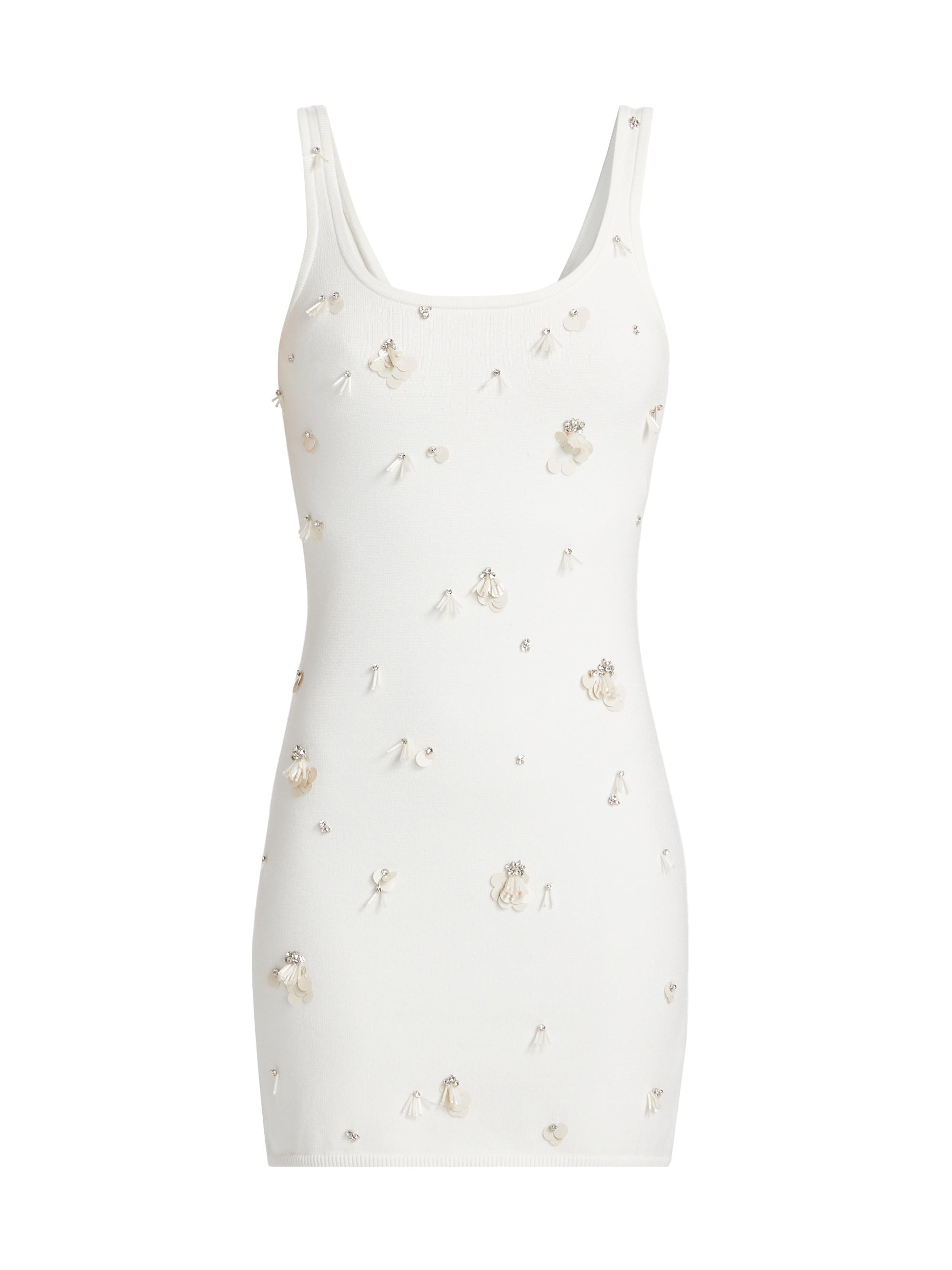 SIMKHAI Women's Rue Embellished Knit Minidress -