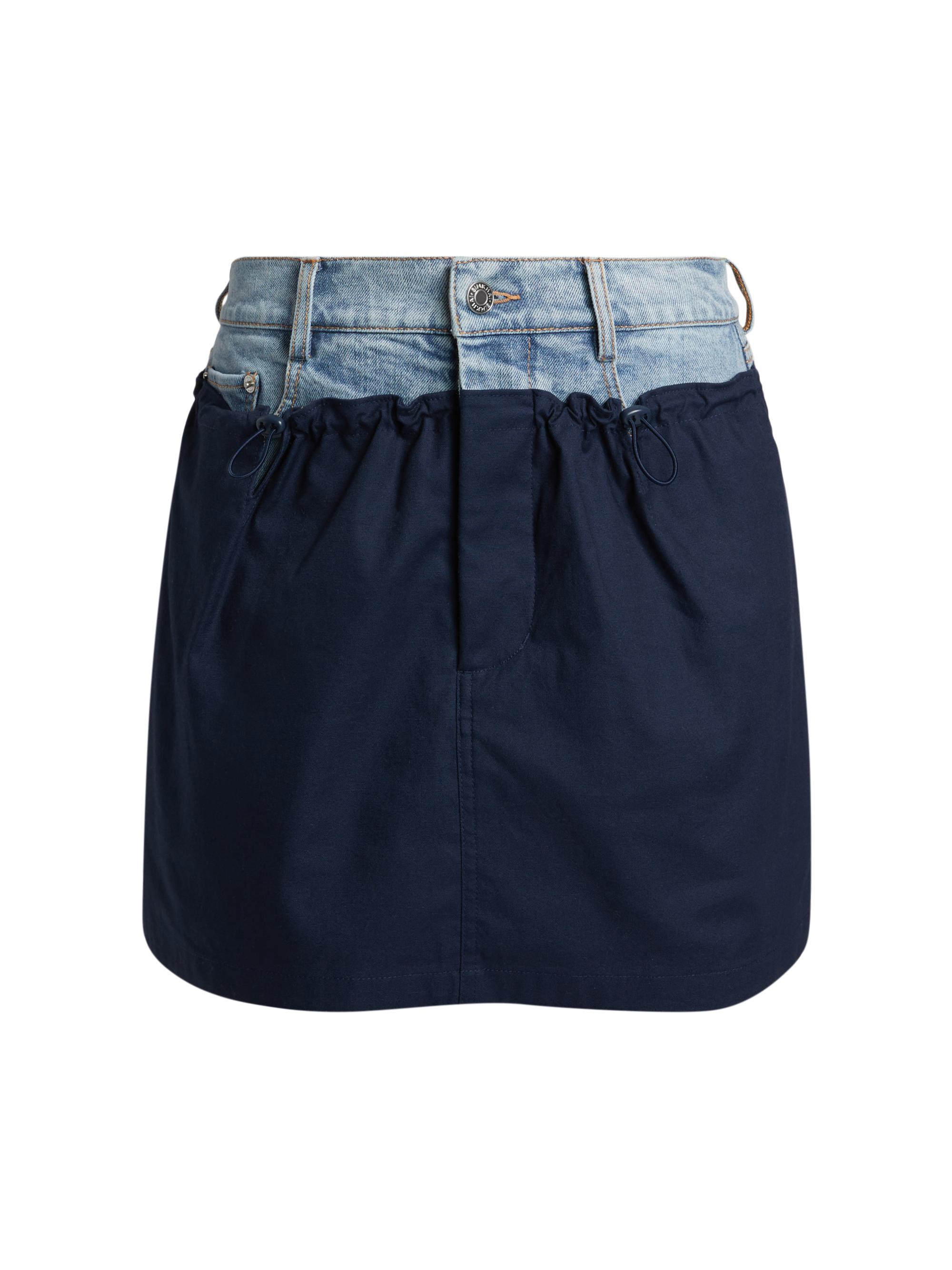 SIMKHAI Women's Hampton Layered Miniskirt - Midnight Multi