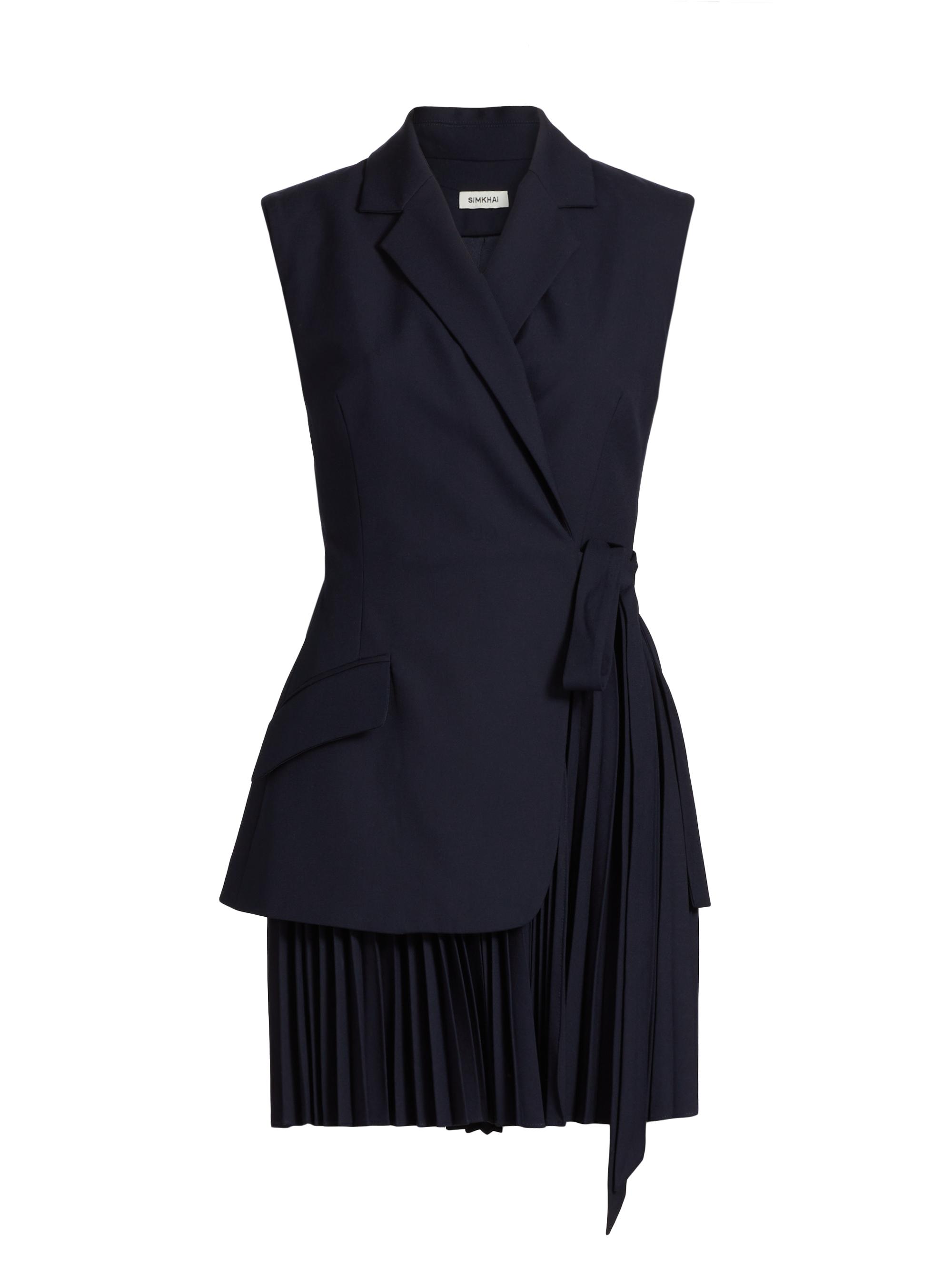 Eman Pieced Tailored Minidress