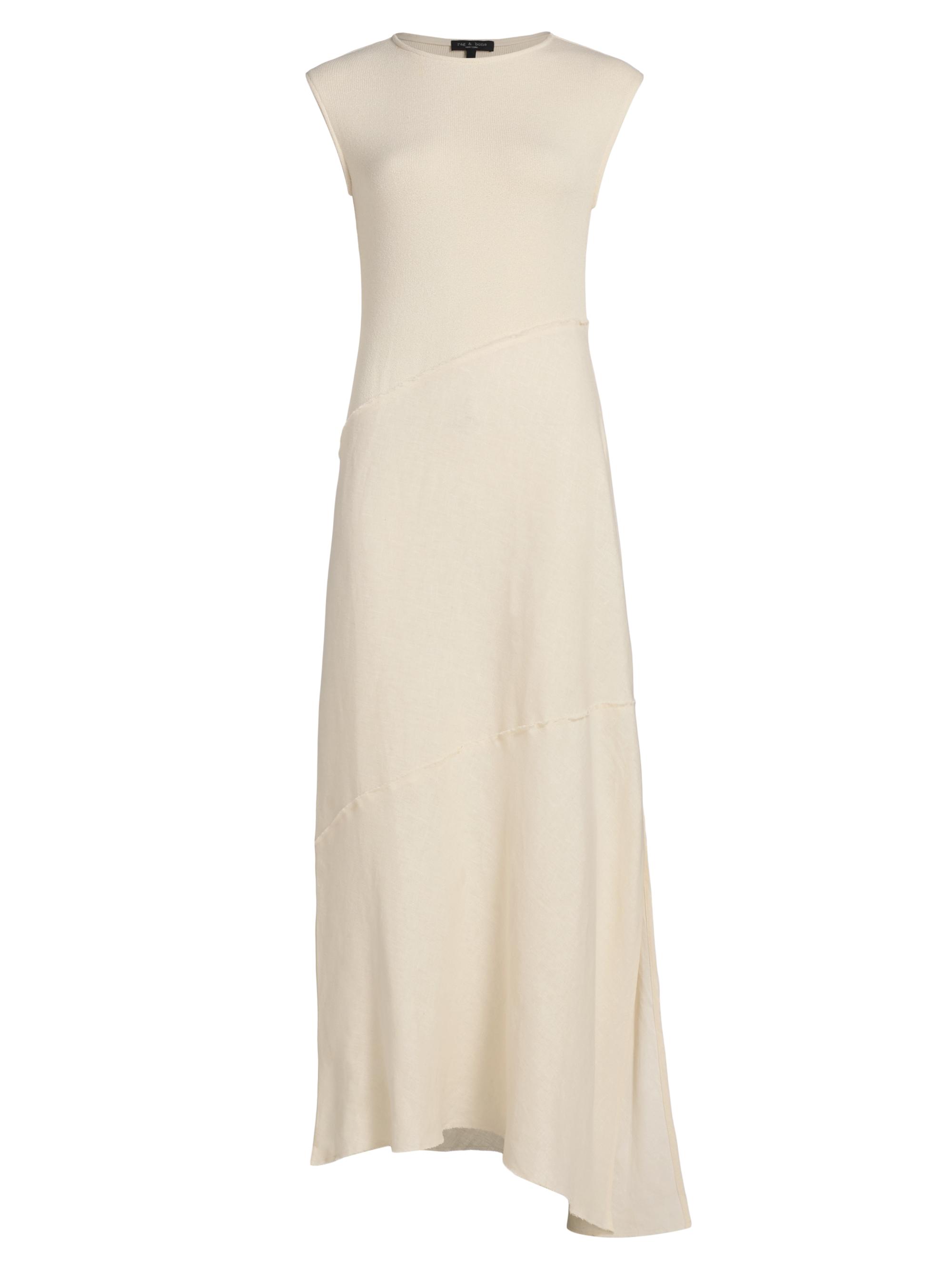 rag & bone Women's Lina Cotton-Blend Knit Maxi Dress - Turtledove