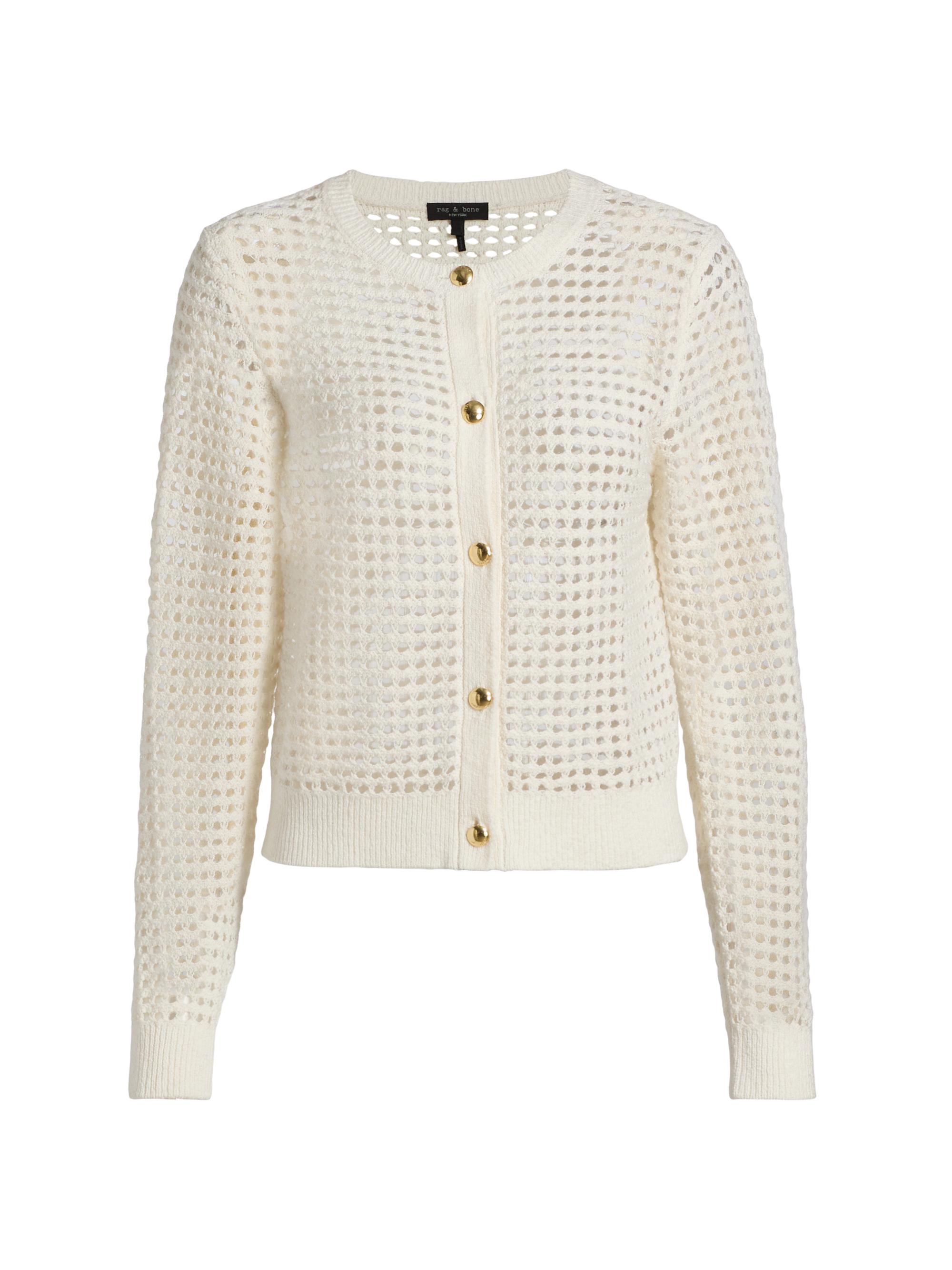 rag & bone Ezra Open Knit Cardigan | Saks Fifth Avenue