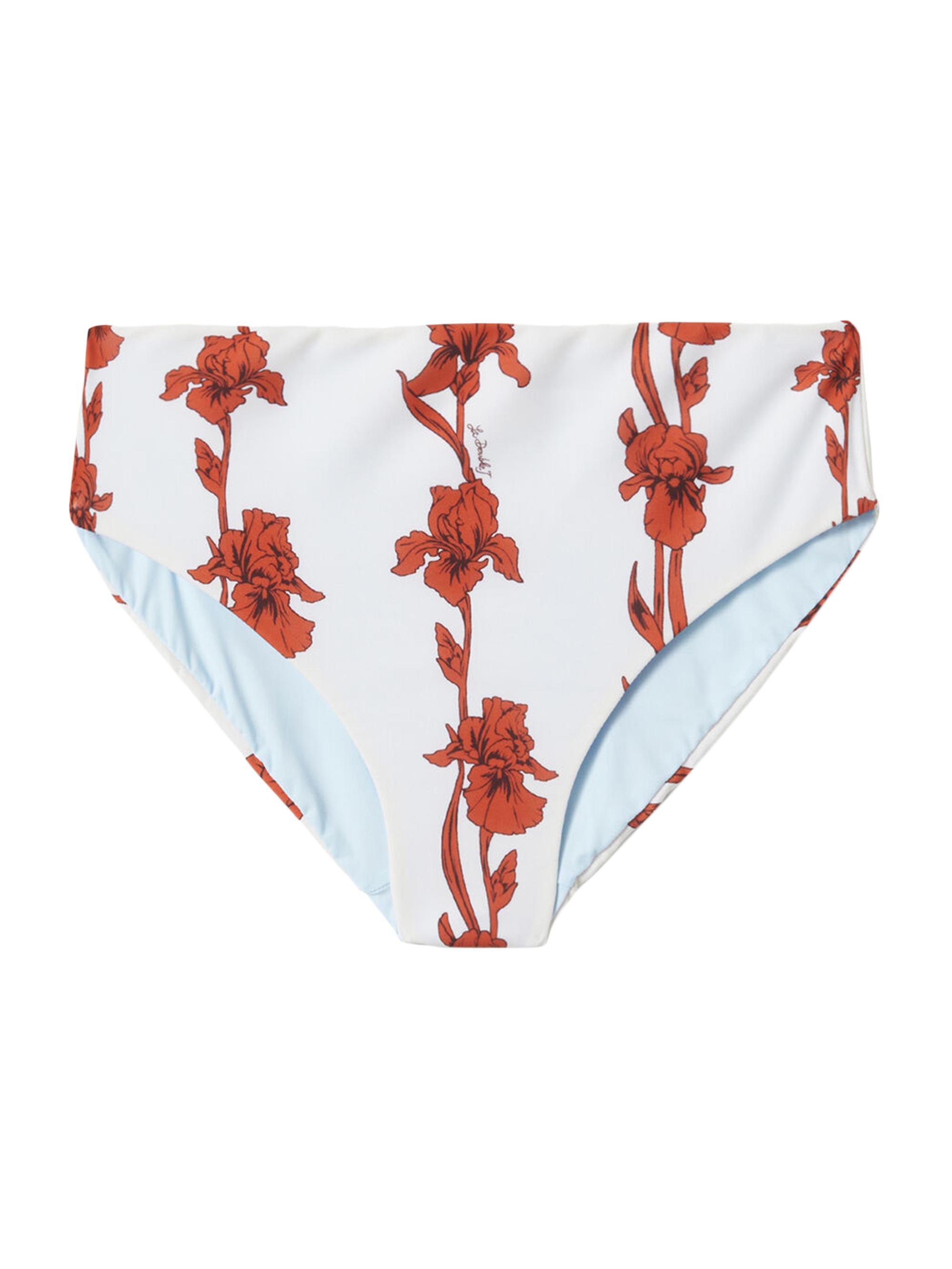 La DoubleJ Women's Boy Brief - Mini Iris Dark Orange