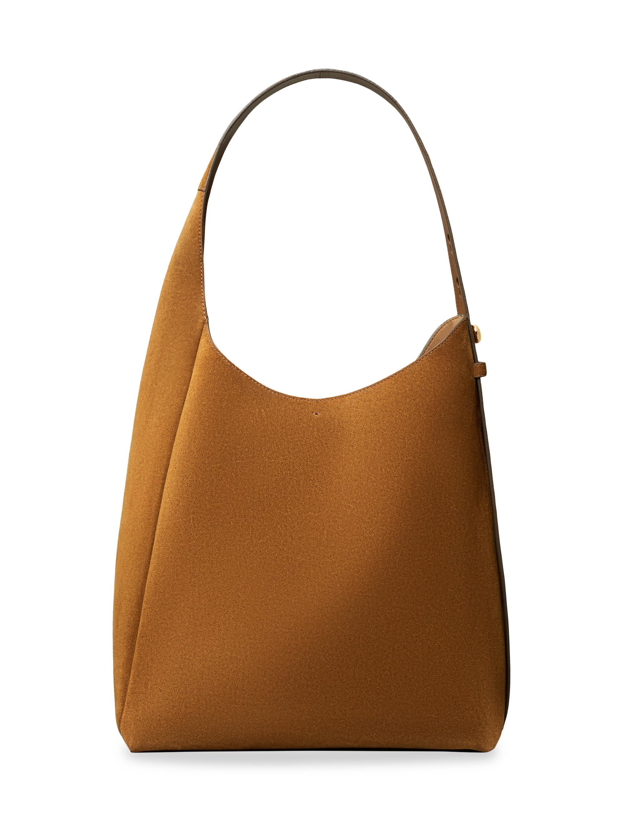 Tory Burch Women's Suede Hobo Bag - Caramel