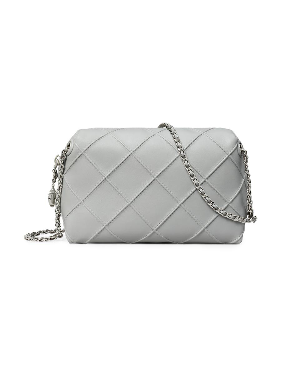 Tory Burch Women's Fleming Soft Crossbody Bag In Gray