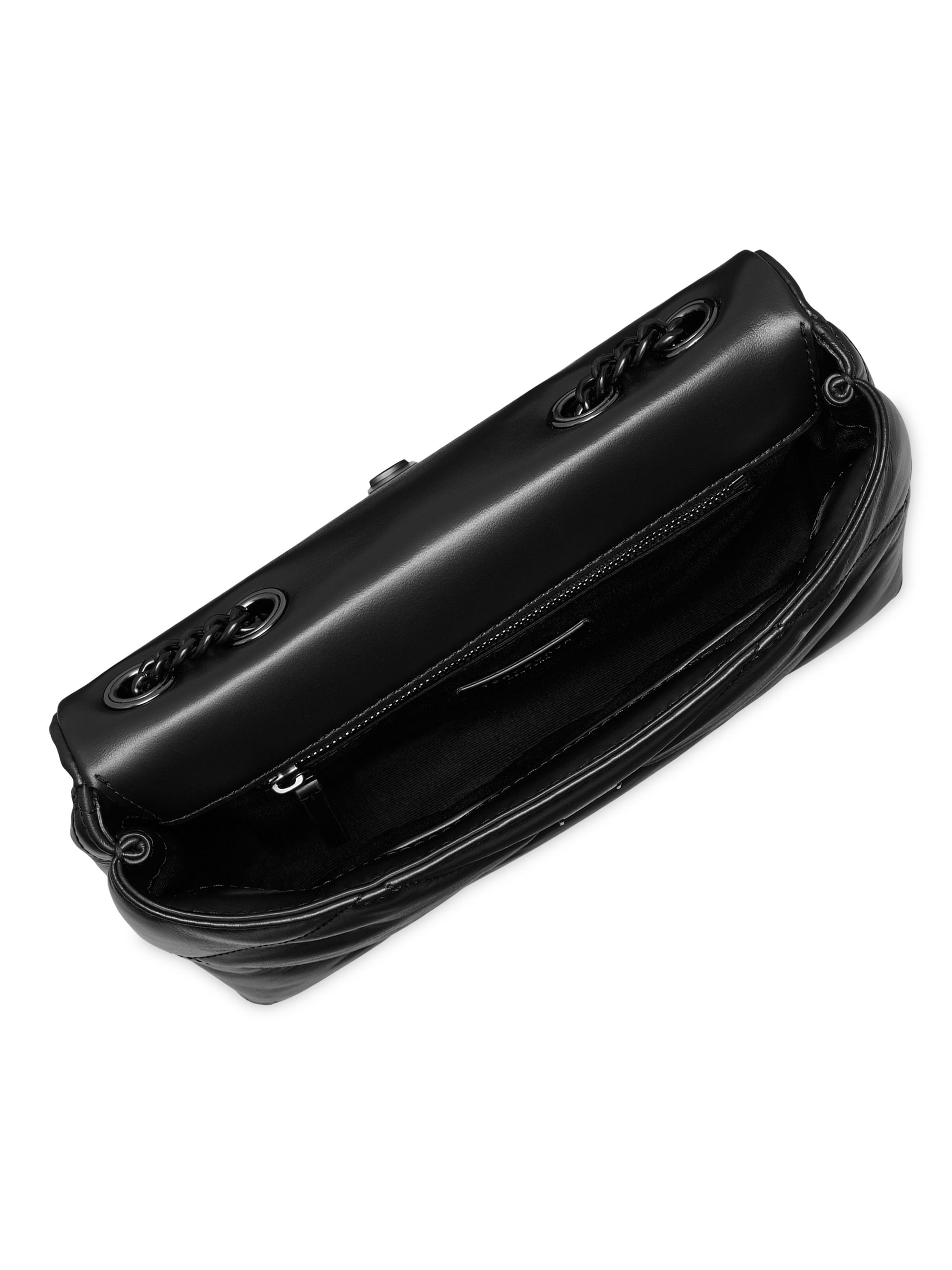 Small Kira Diamond-Quilted Leather Crossbody Bag