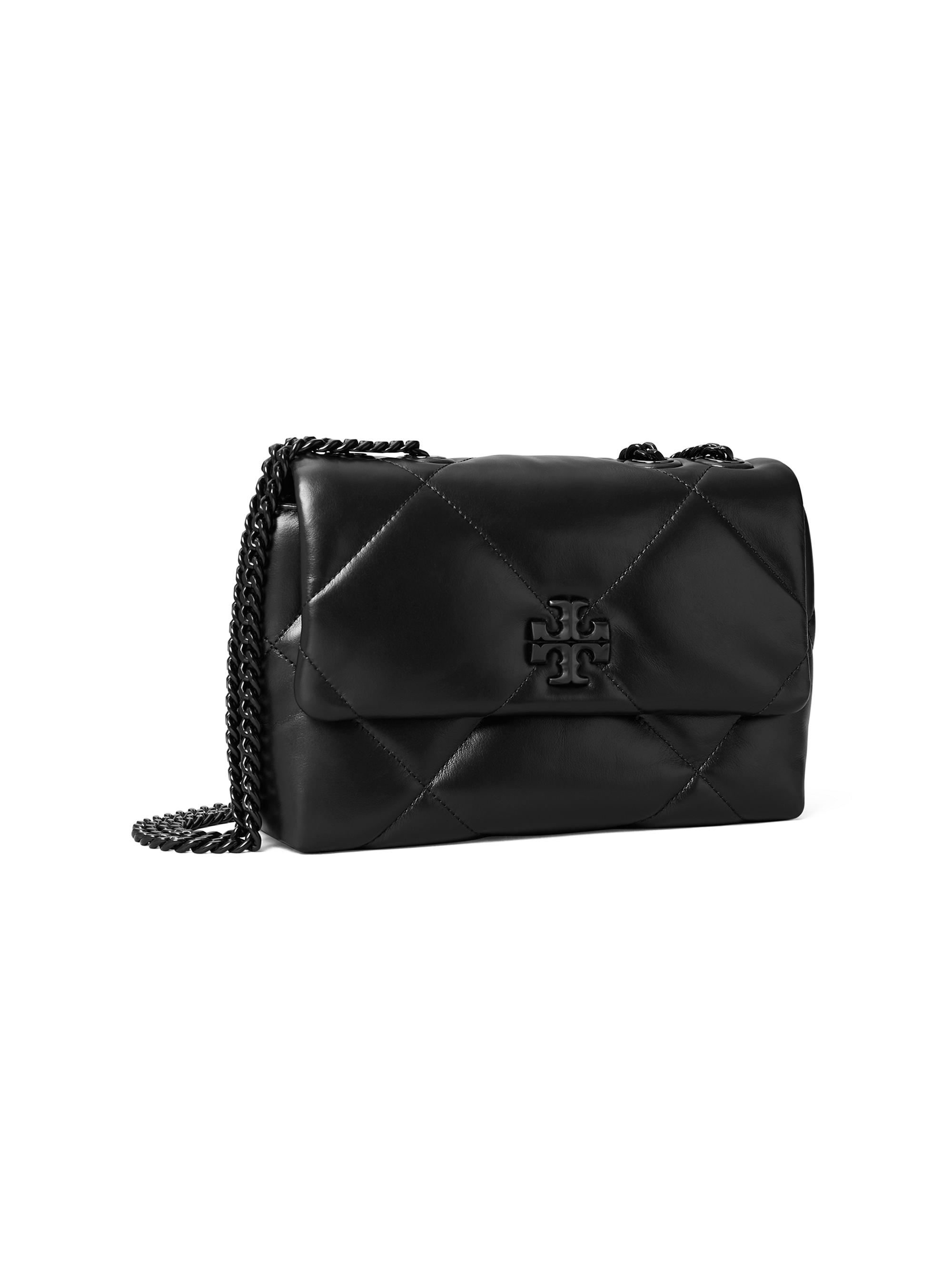 Small Kira Diamond-Quilted Leather Crossbody Bag
