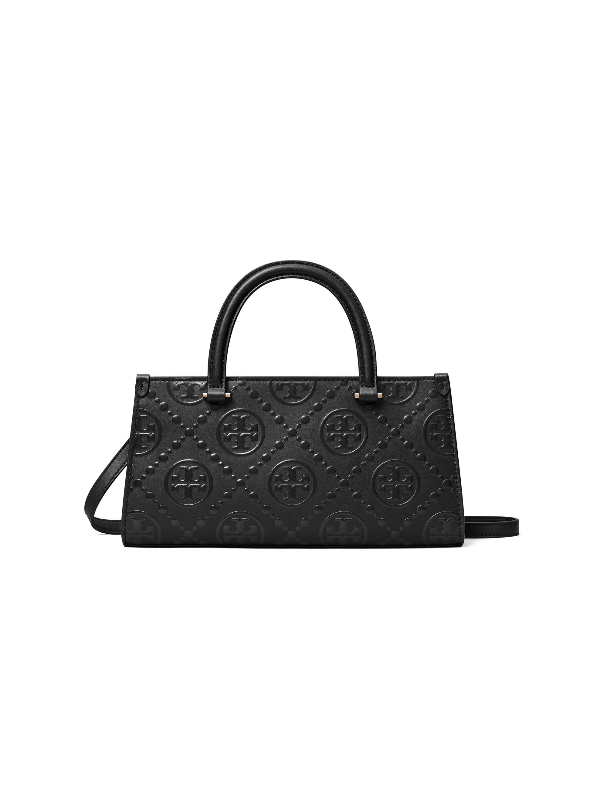 Tory Burch Mini T-Monogram Leather Top Handle Bag | Saks