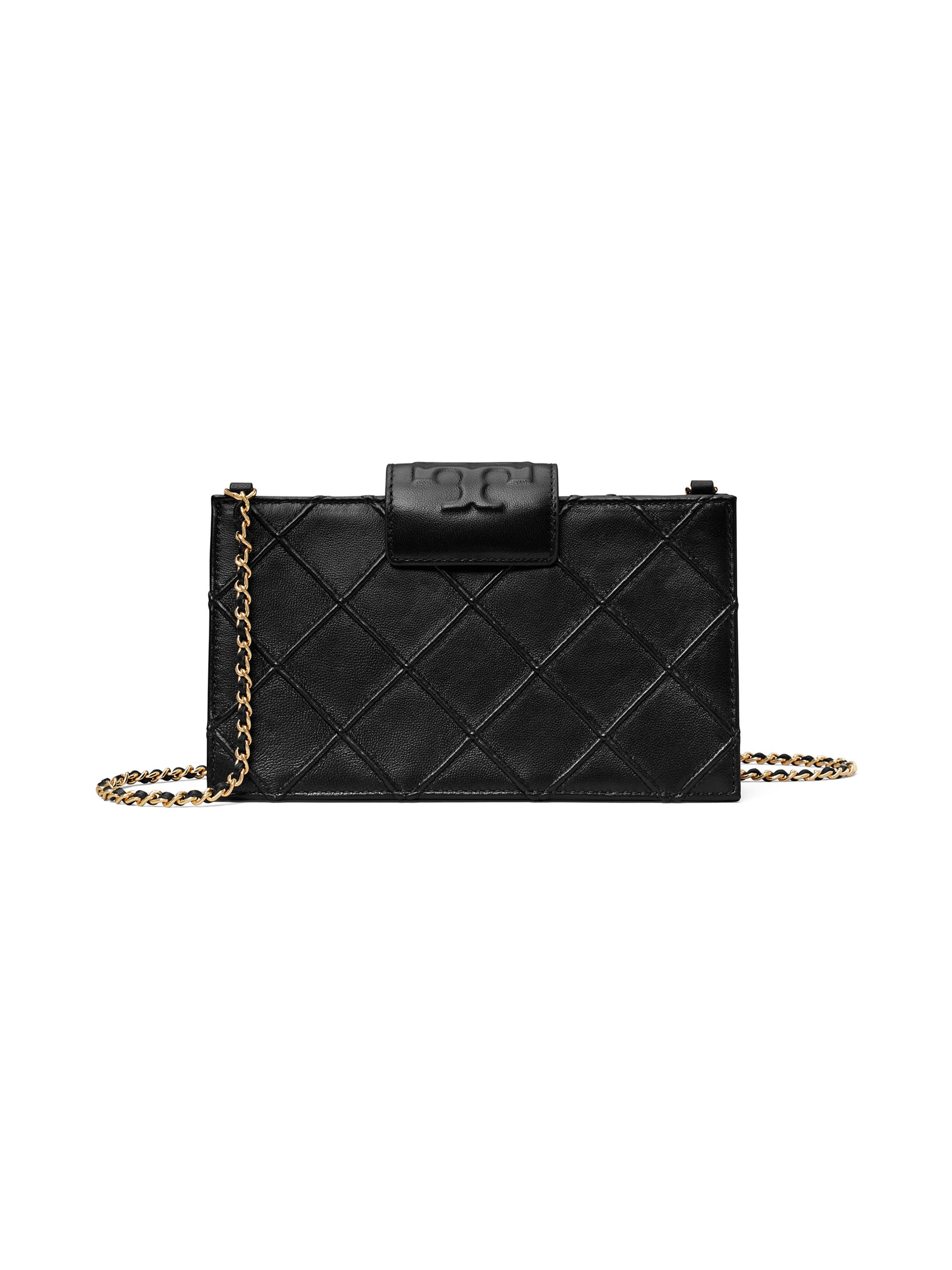 Tory Burch Fleming Soft Leather Chain Wallet | Saks Fifth Avenue