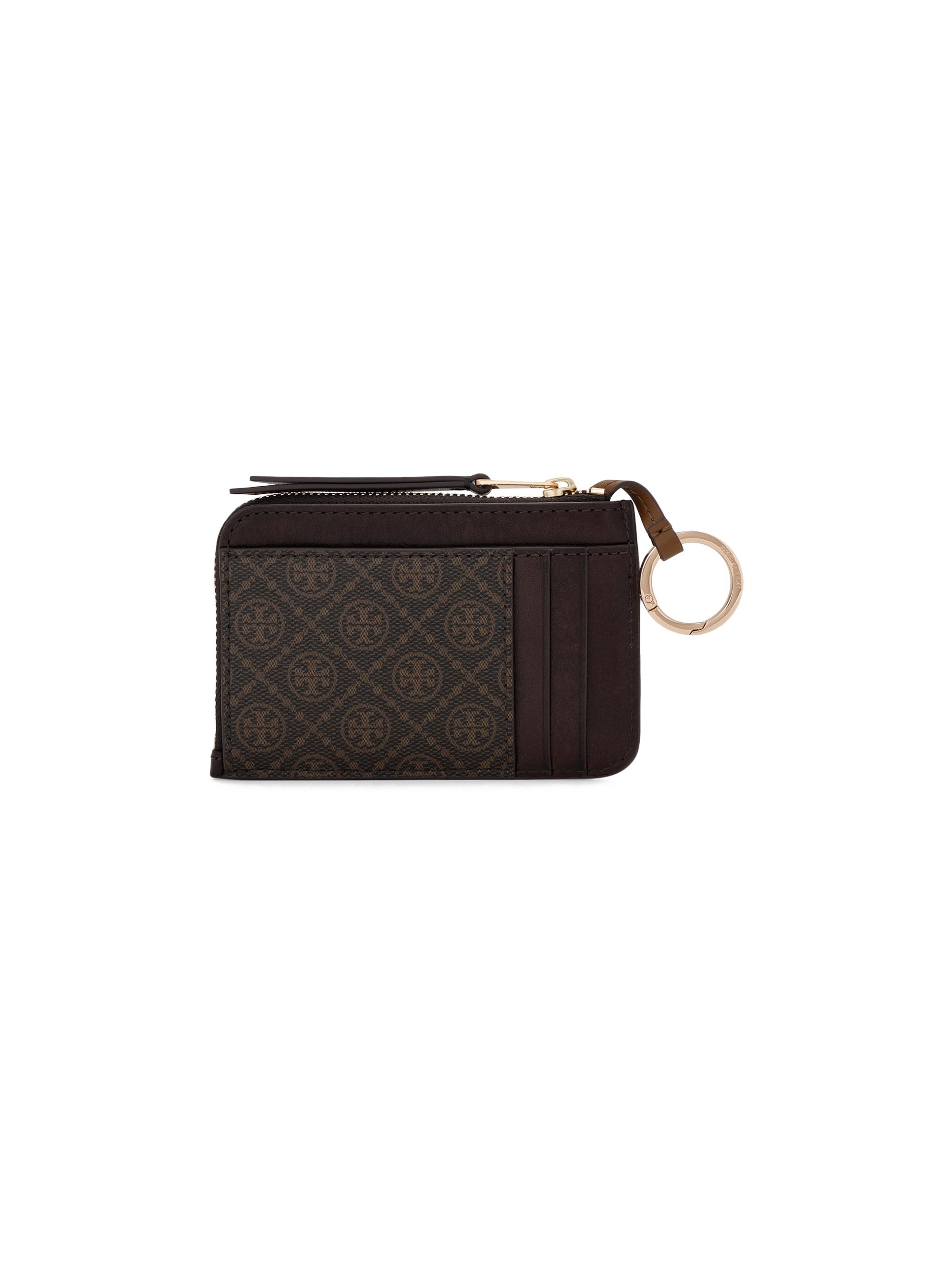 Tory Burch T Monogram Coated Canvas Envelope Card Case | Saks