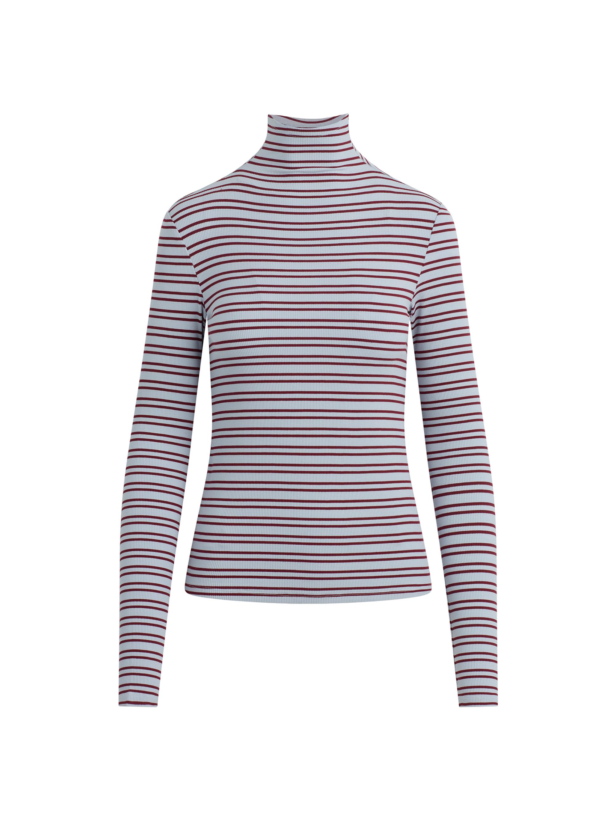 Joe's Jeans Women's The Tony Long-Sleeve Top - Sky Syrah Stripe