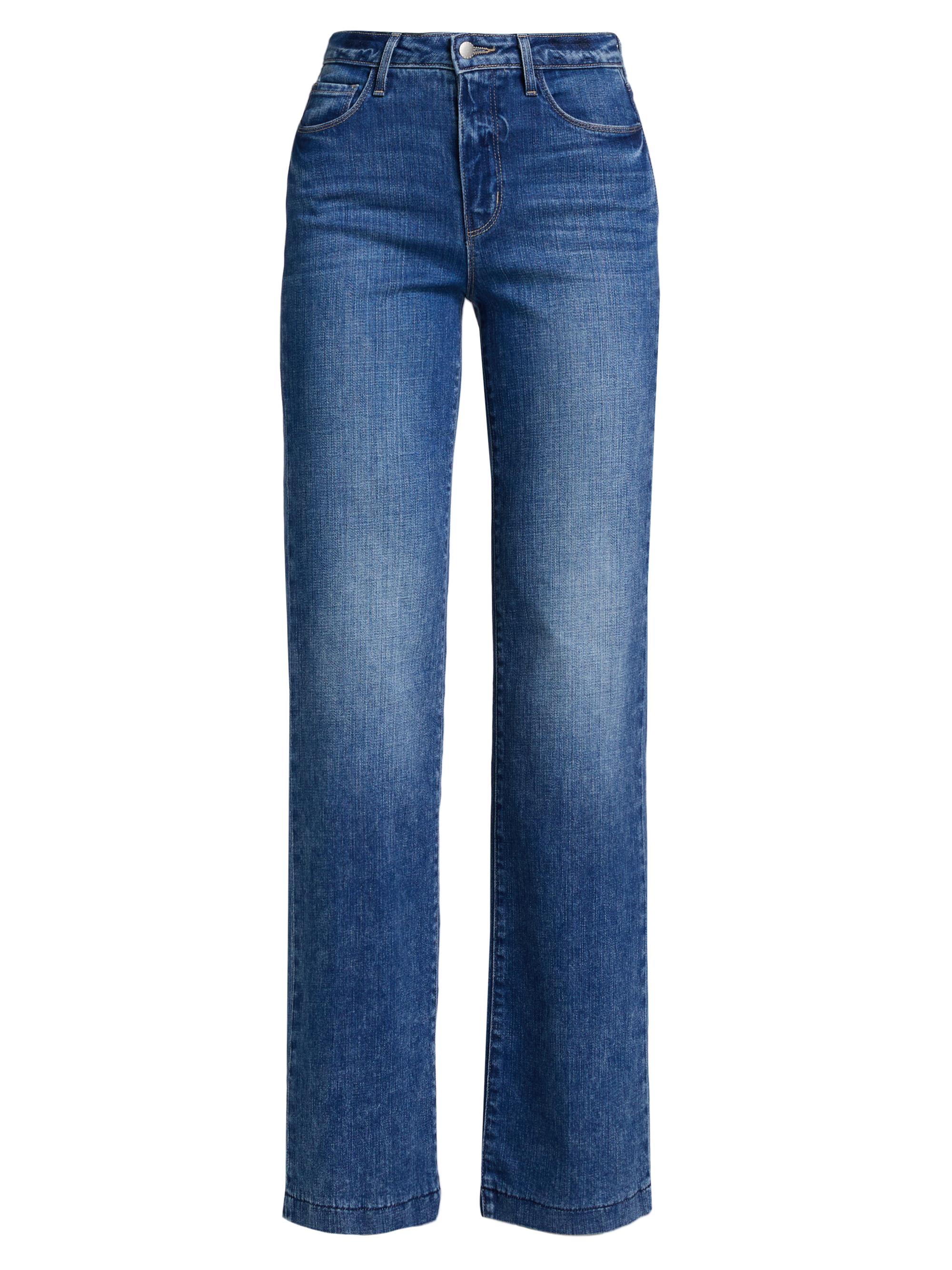 L'AGENCE Clayton High-Rise Wide-Leg Jeans | Saks Fifth Avenue