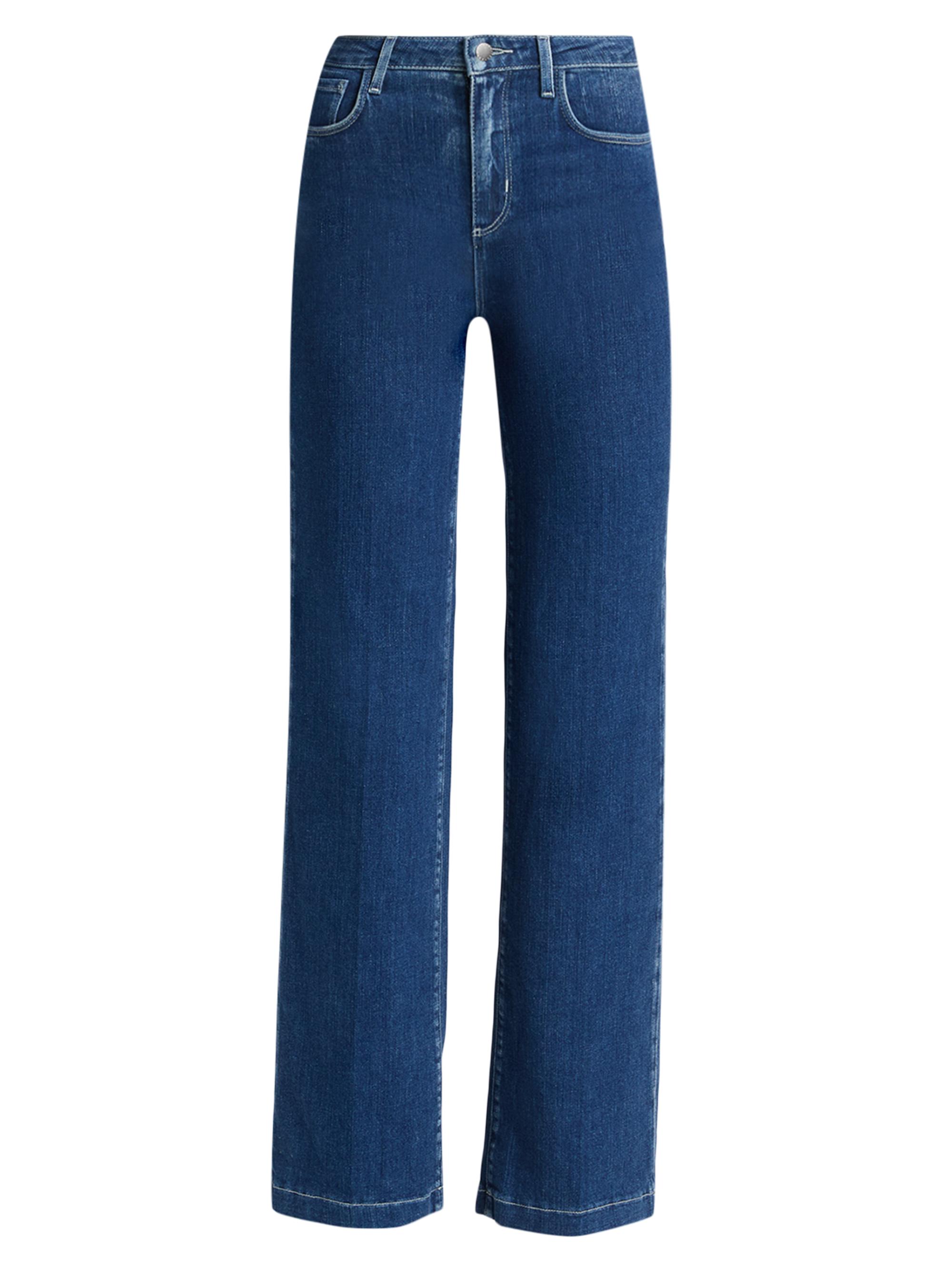 L'AGENCE Women's Clayton High-Rise Wide-Leg Jeans - Lansing