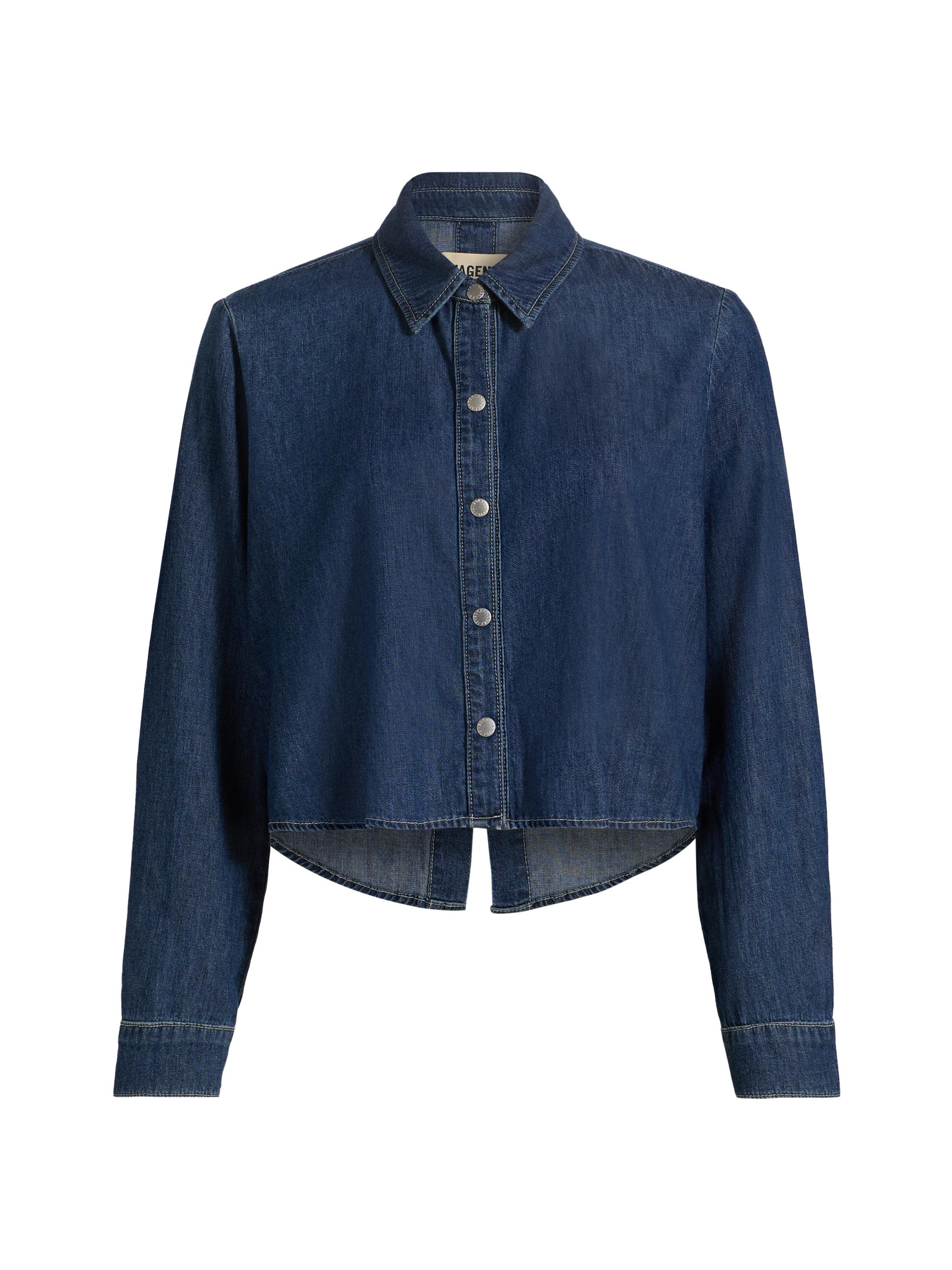 L'AGENCE Women's Annette Denim Long-Sleeve Shirt - Spokane