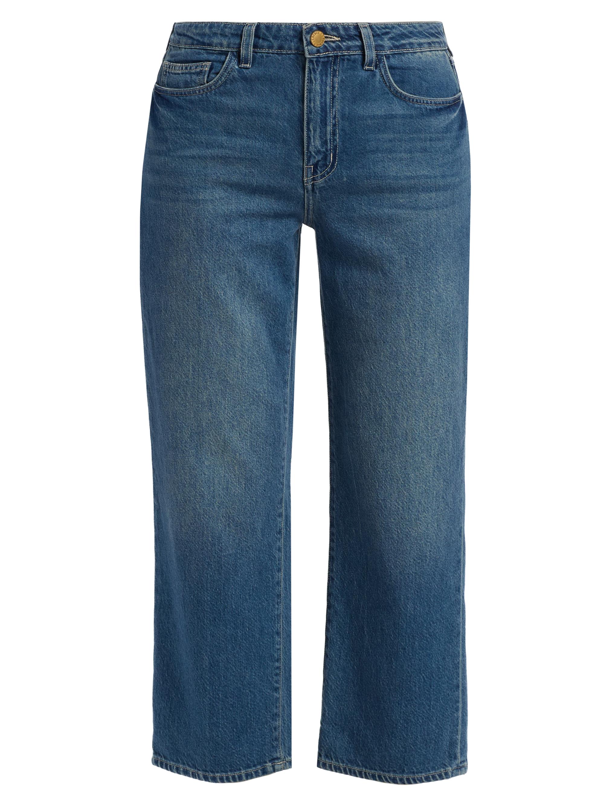 L'AGENCE Women's June Cropped Stovepipe Jeans - Fresno