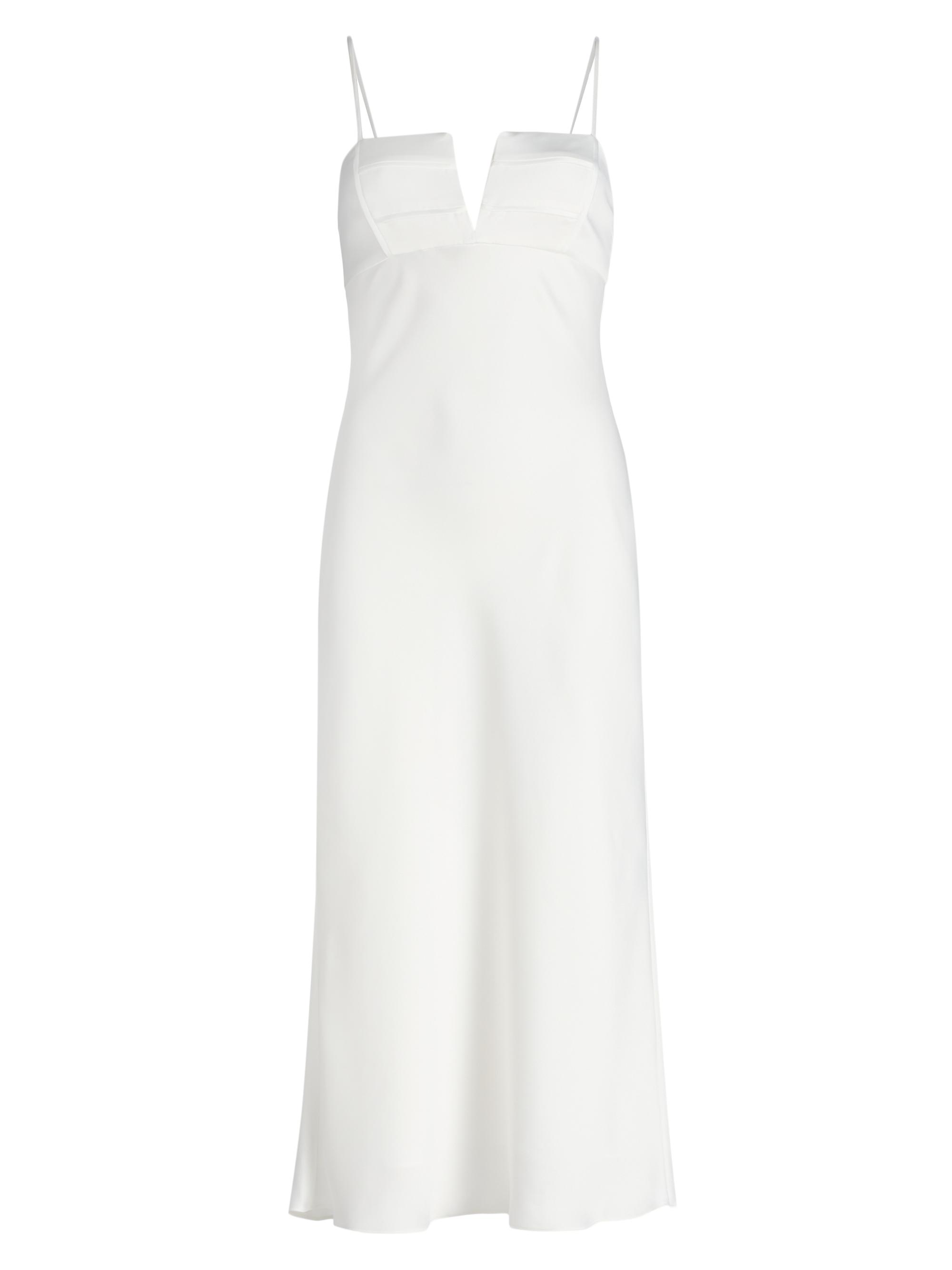Ramy Brook Lizzie Satin Chainlink Slip Midi-Dress | Saks Fifth Avenue