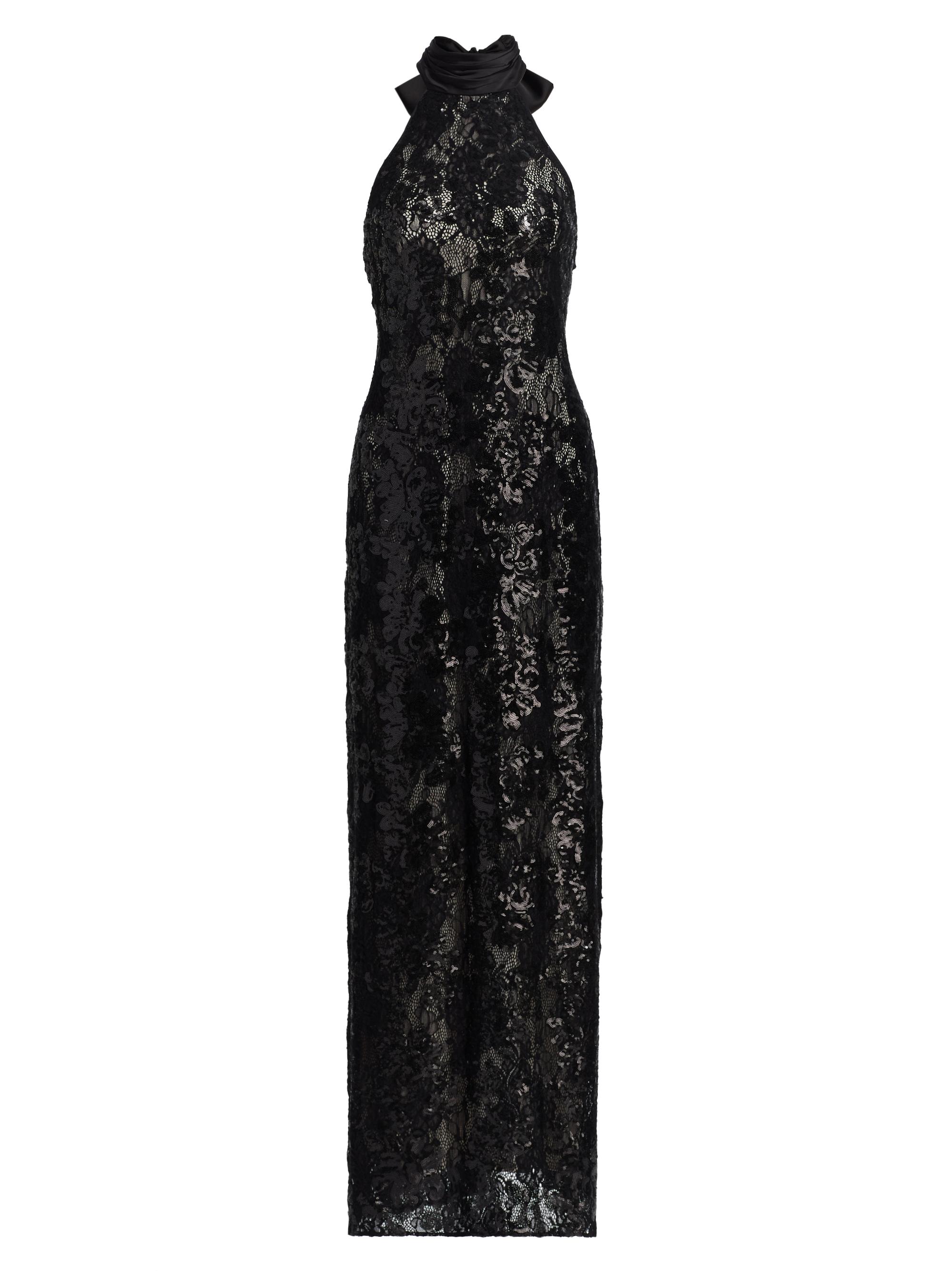 Ramy Brook Tatiana High-Neck Satin Gown | Saks Fifth Avenue