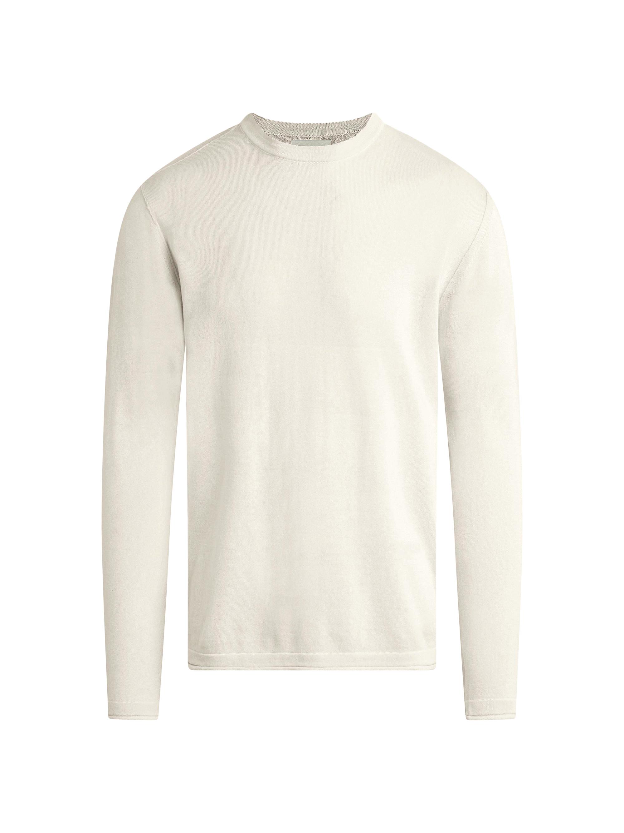 Joe's Jeans Men's Cotton Crewneck Sweater - Sea Salt