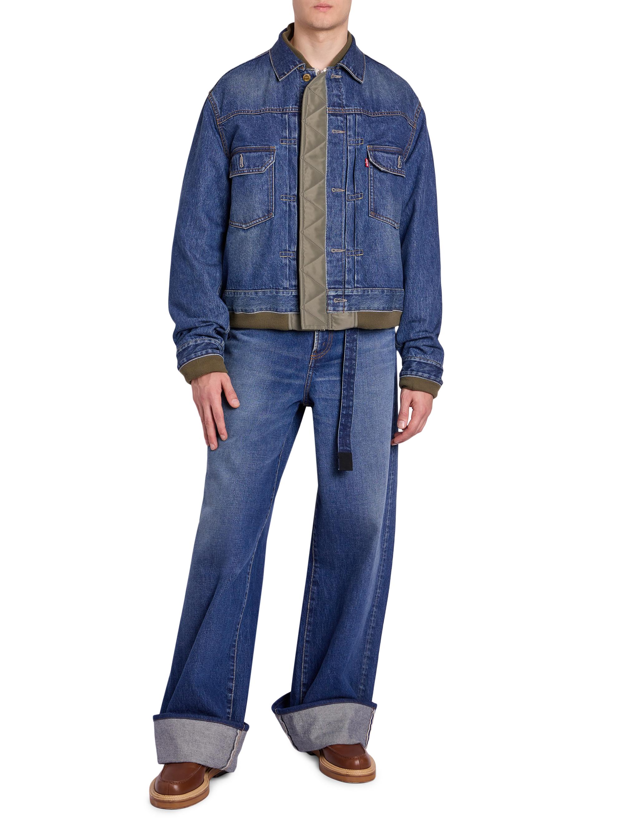 sacai×Levi’s denim pants サイズ0 indigo SACAI | LEVI'S® X SACAI WOMEN'S DENIM PANTS