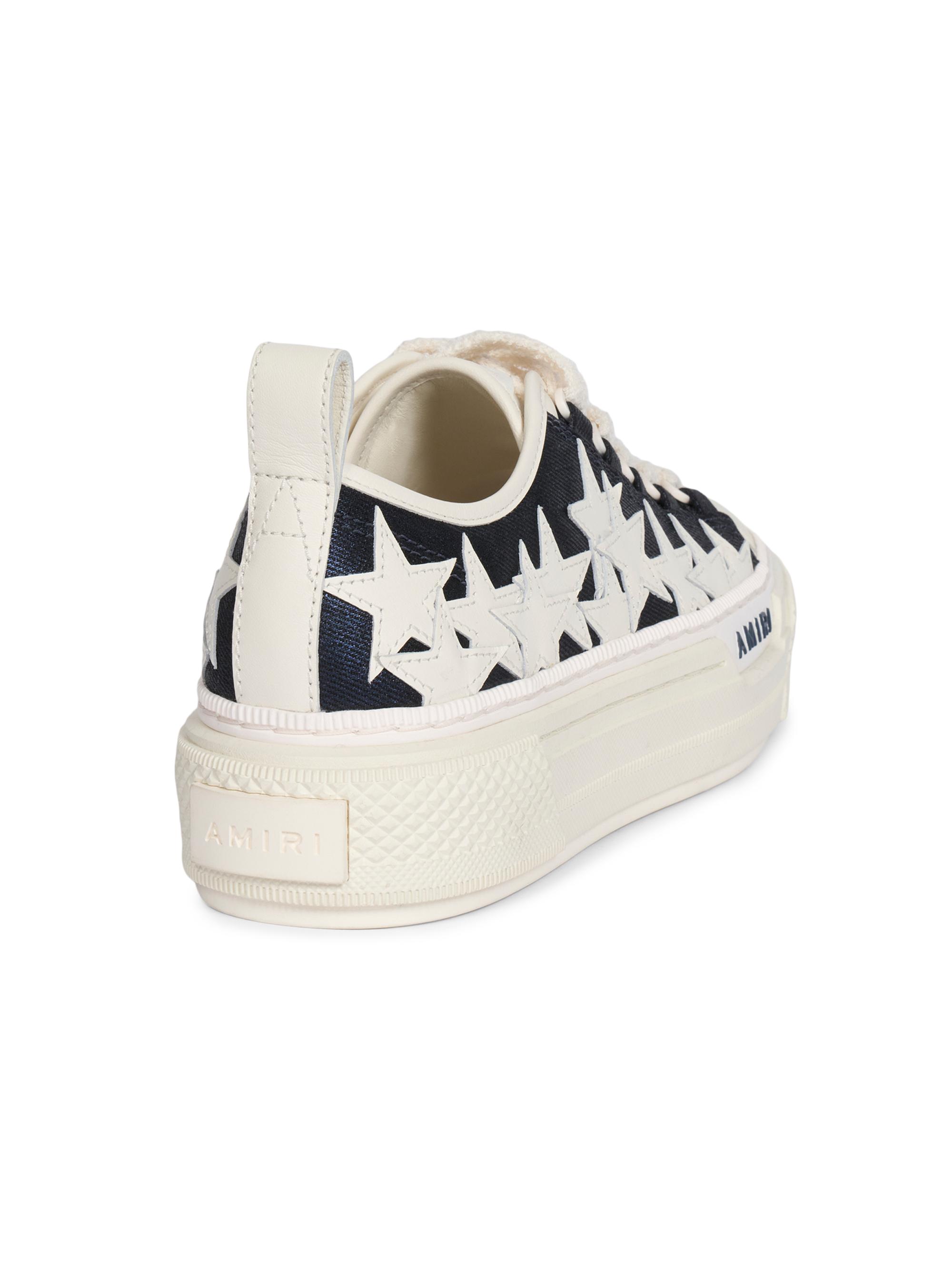 靴 AMIRI Stars Court Platform Low Sneakers Amiri Court Denim Stars Sneakers | Saks Fifth Avenue