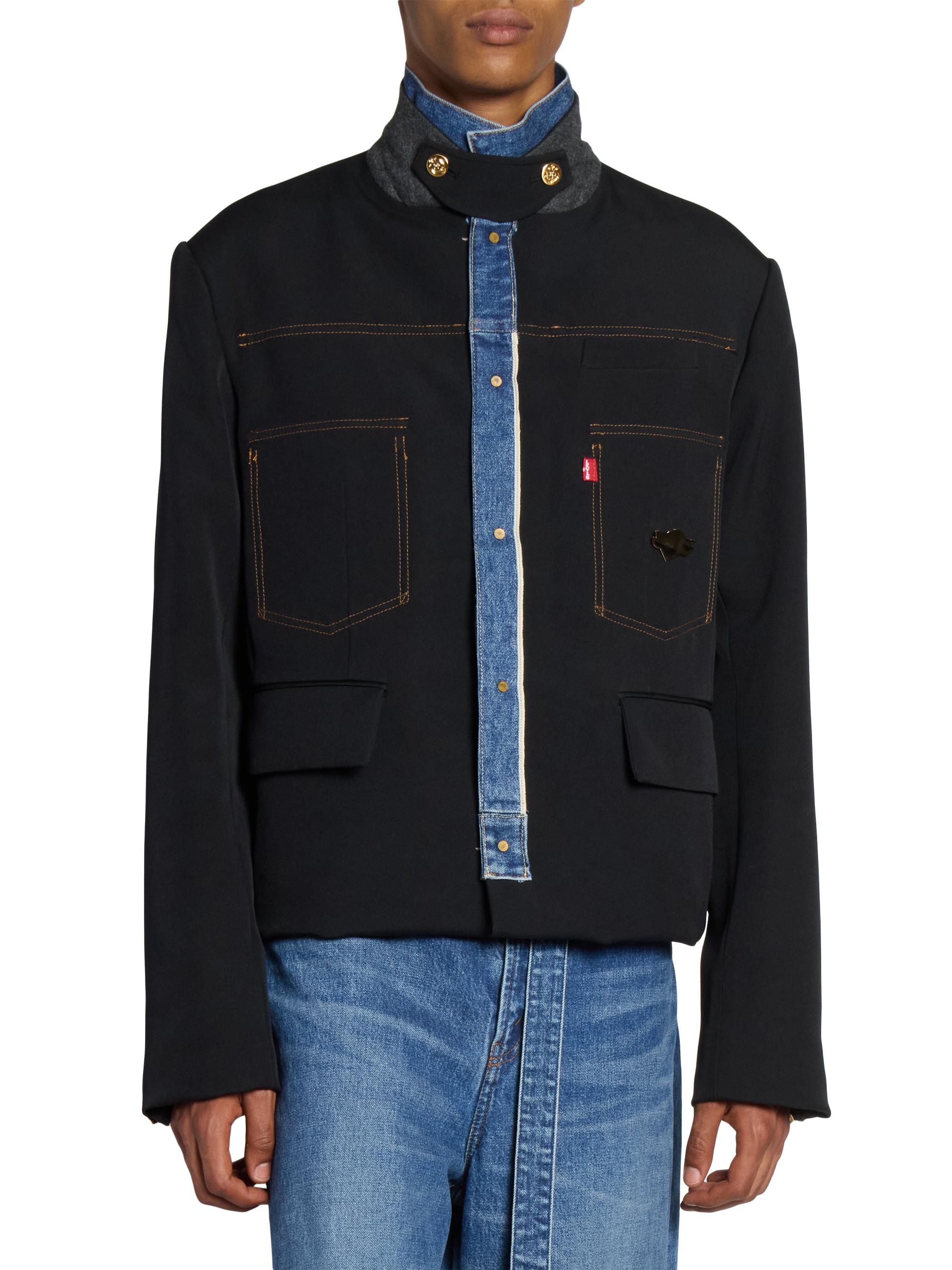 Levi's® x sacai Matelasse Twill ジャケット Sacai Levi's x Sacai Matelasse Twill Reversible Denim Jacket