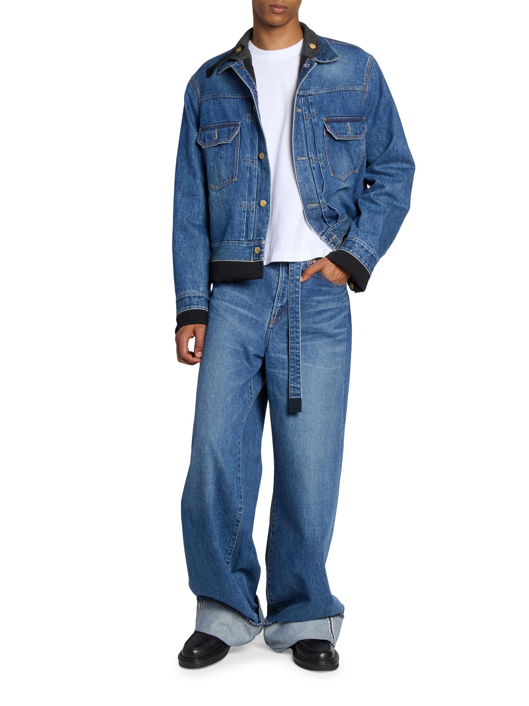 Sacai Levi's x Sacai Matelasse Twill Reversible Denim Jacket