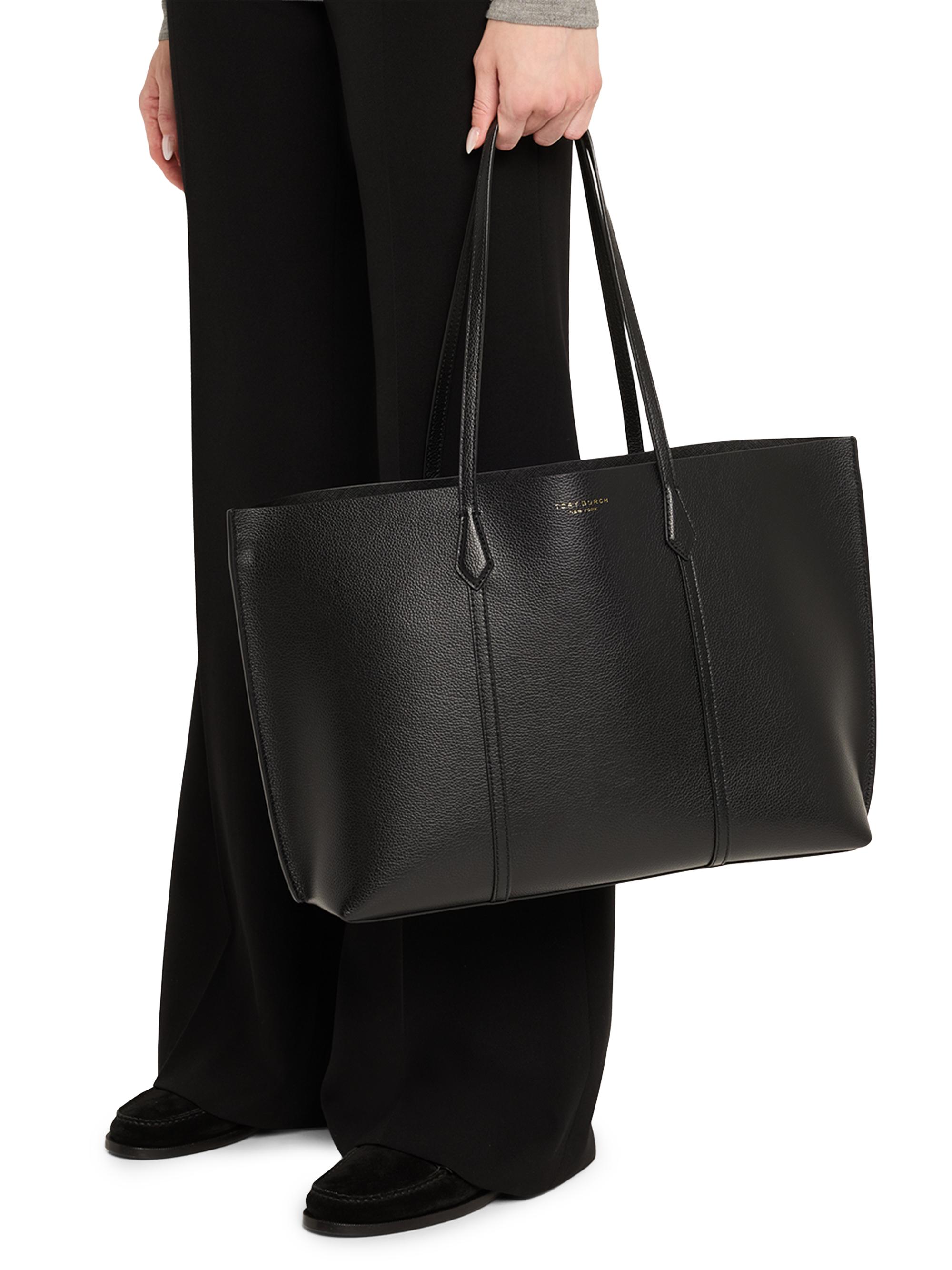 Tory Burch Perry Logo Leather Tote Bag | Saks Fifth Avenue