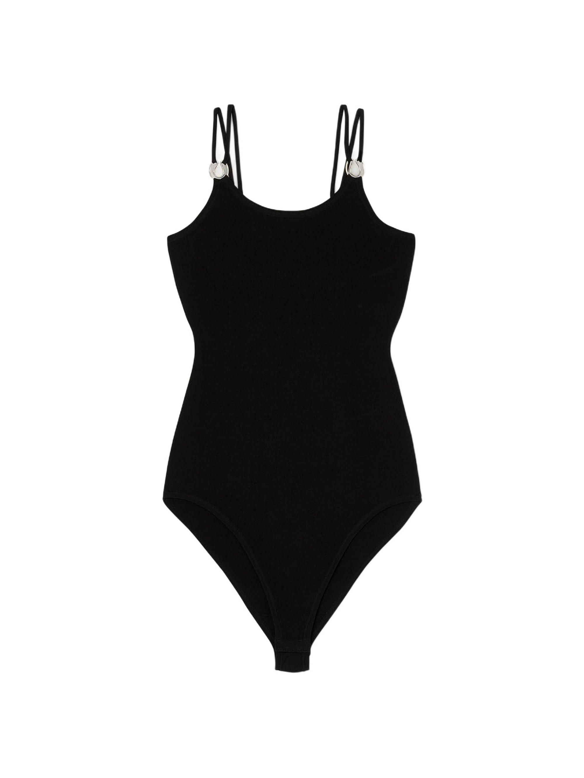 Sandro Women's Jewellery Detail Knit Leotard - Black