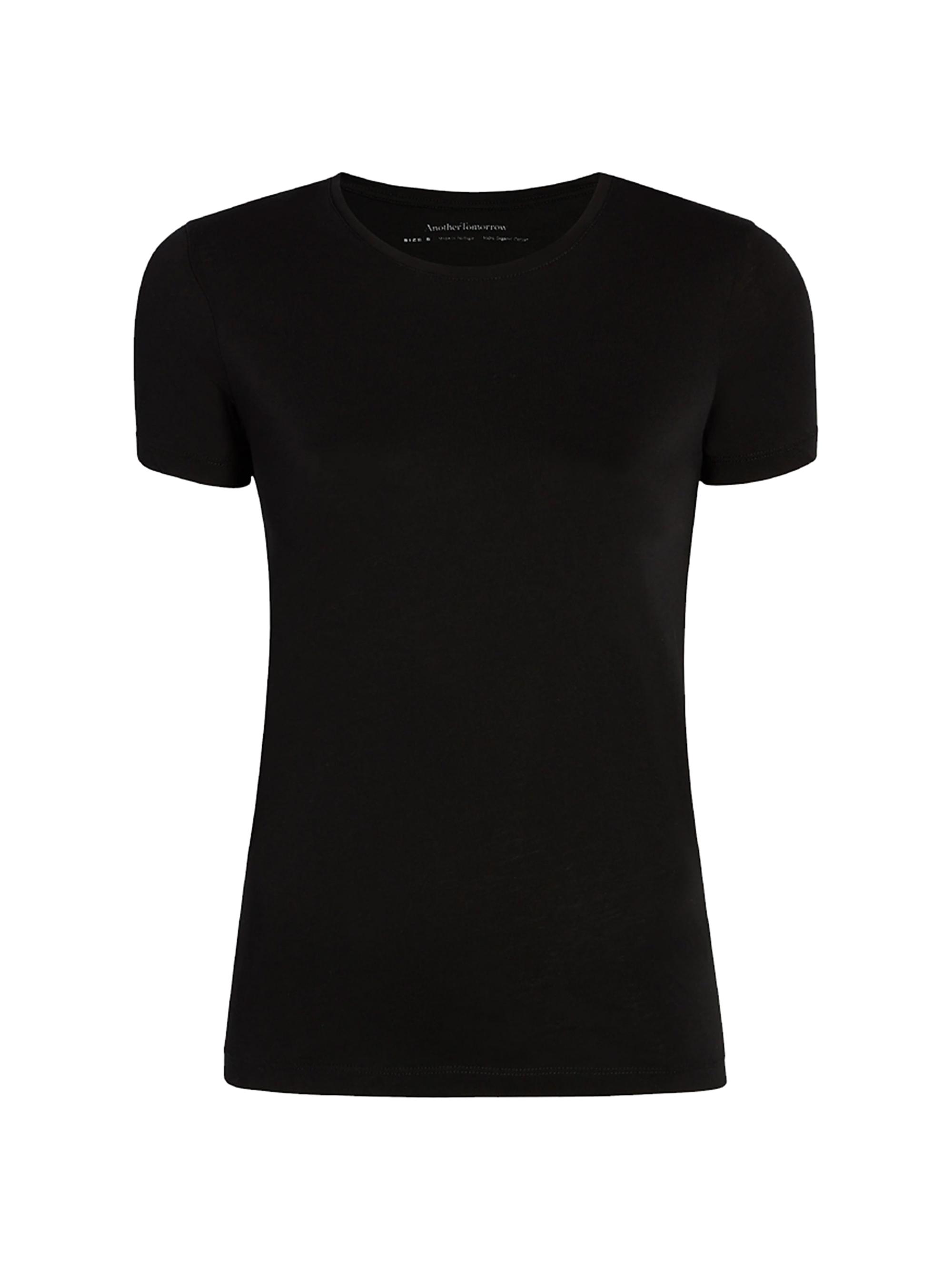 Another Tomorrow Women's Crew Neck Tee - Black