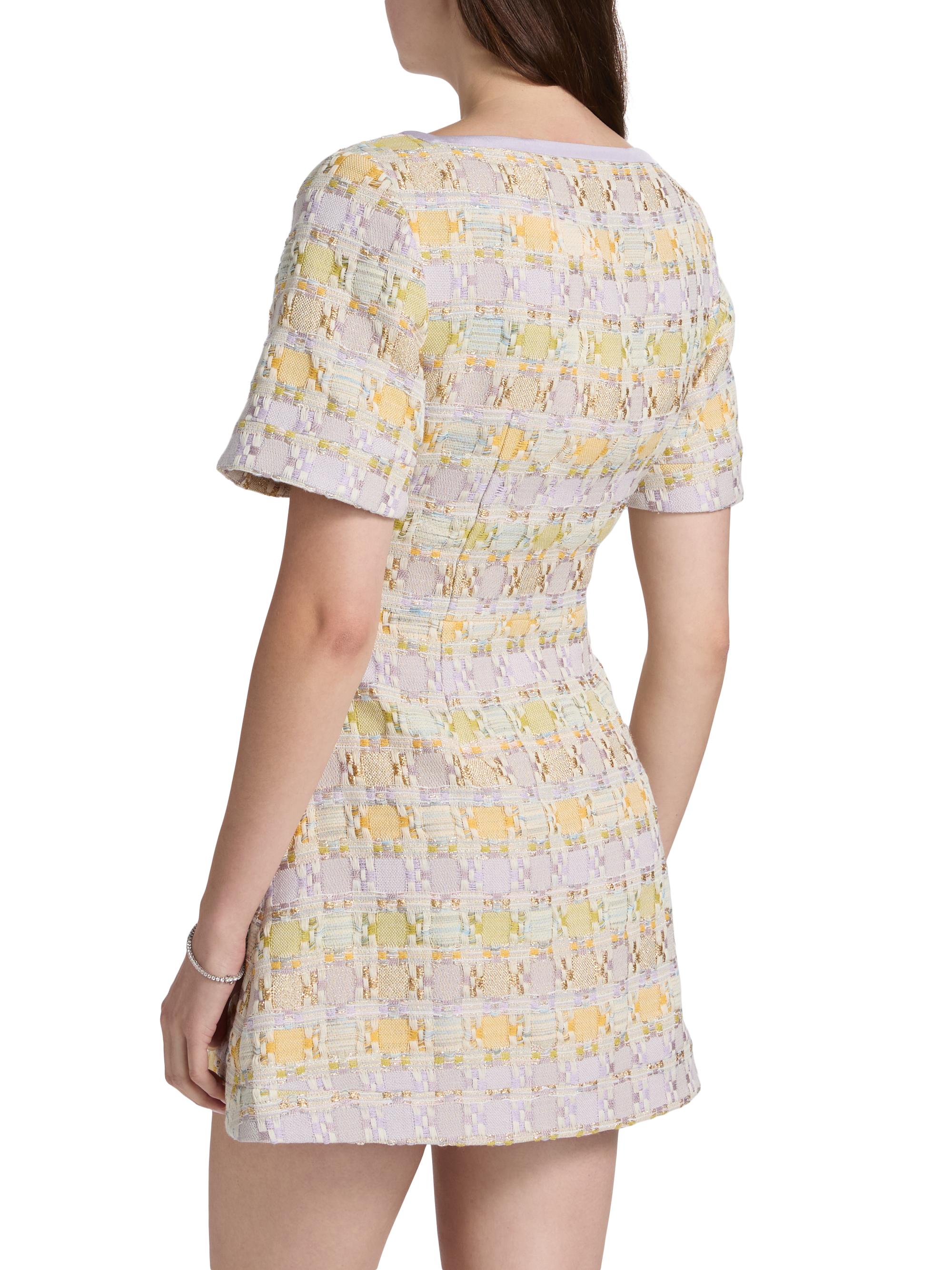 Markarian Metallic Tweed Minidress | Saks Fifth Avenue