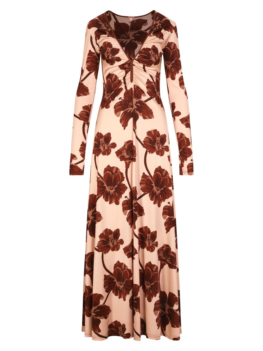 chinese dress ladies Alma Maxi Dress  Happy Vibes