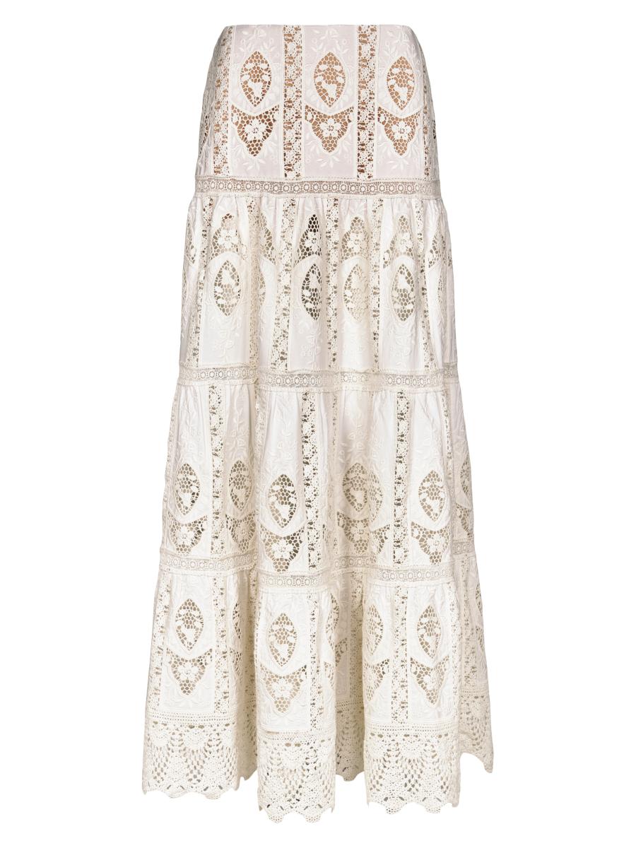 【関税送料込み】Johanna Ortiz ２wayスカート Johanna Ortiz スカート - Florals Hibiscus Wine | FWRD