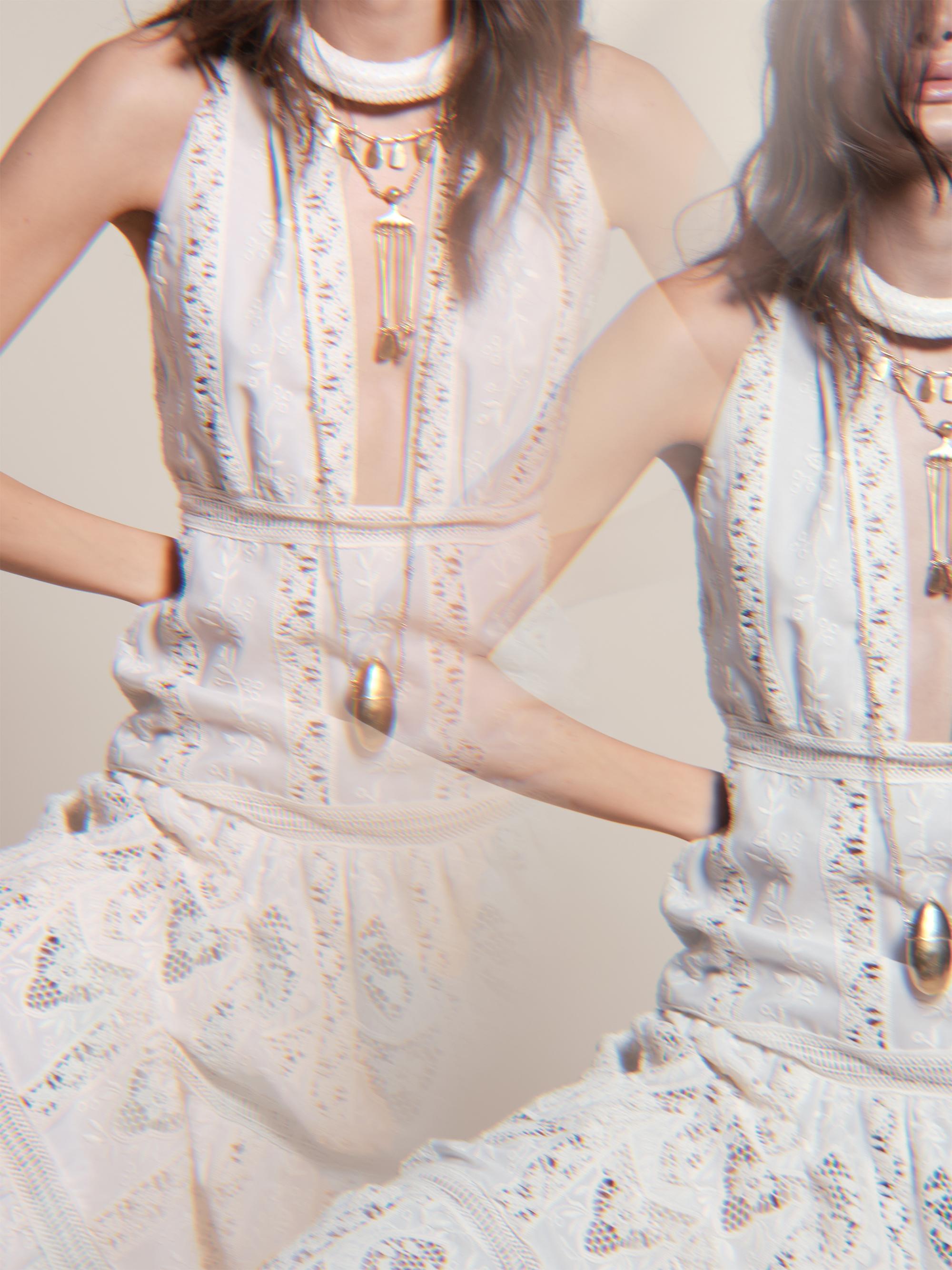 Johanna Ortiz Micaela Luz Tropical Embroidered Maxi Dress | Saks